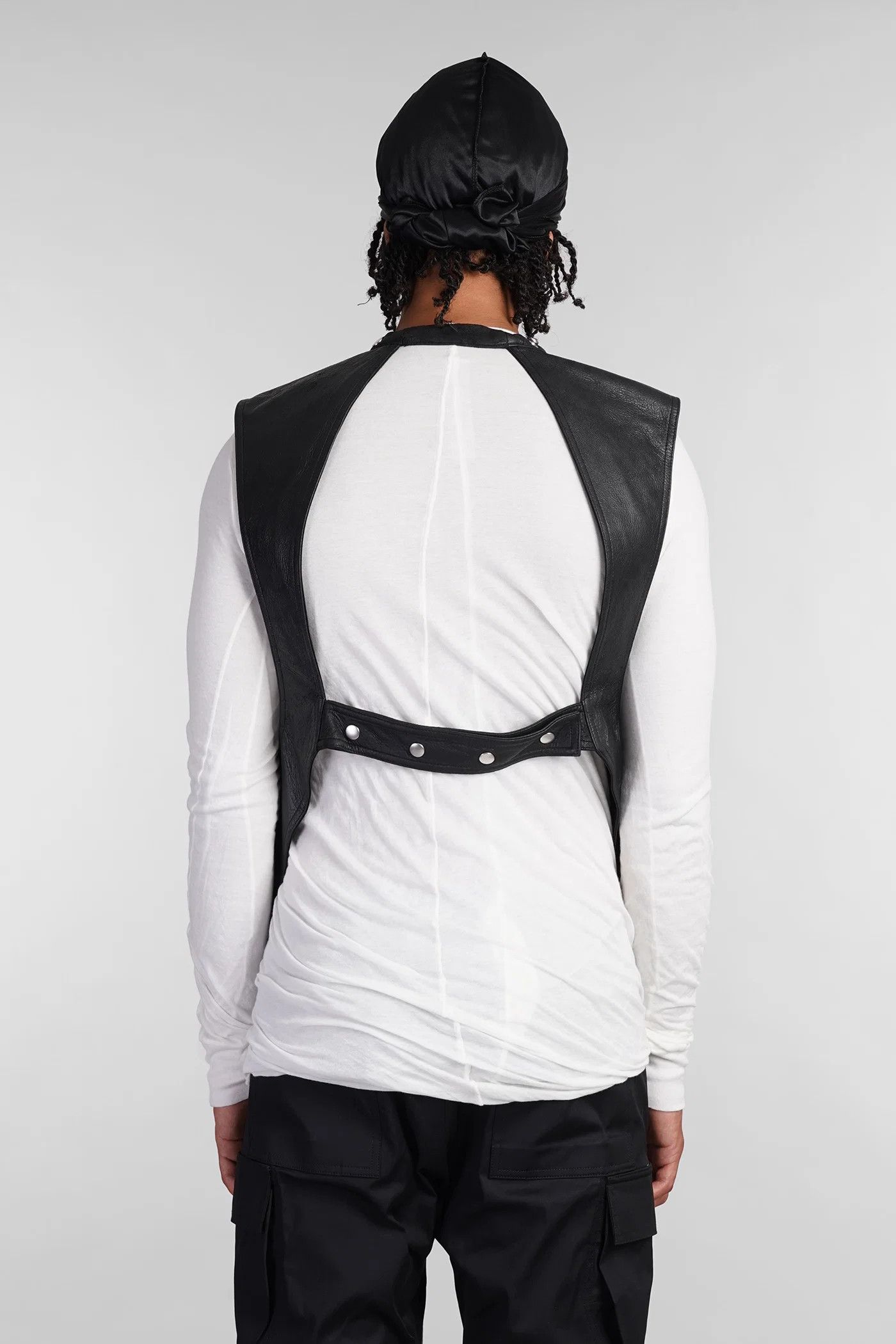 Rick Owens EU50 Zip Blistered Lamb Leather Cargo Vest FW24 Porterville Size US M / EU 48-50 / 2 - 25 Thumbnail