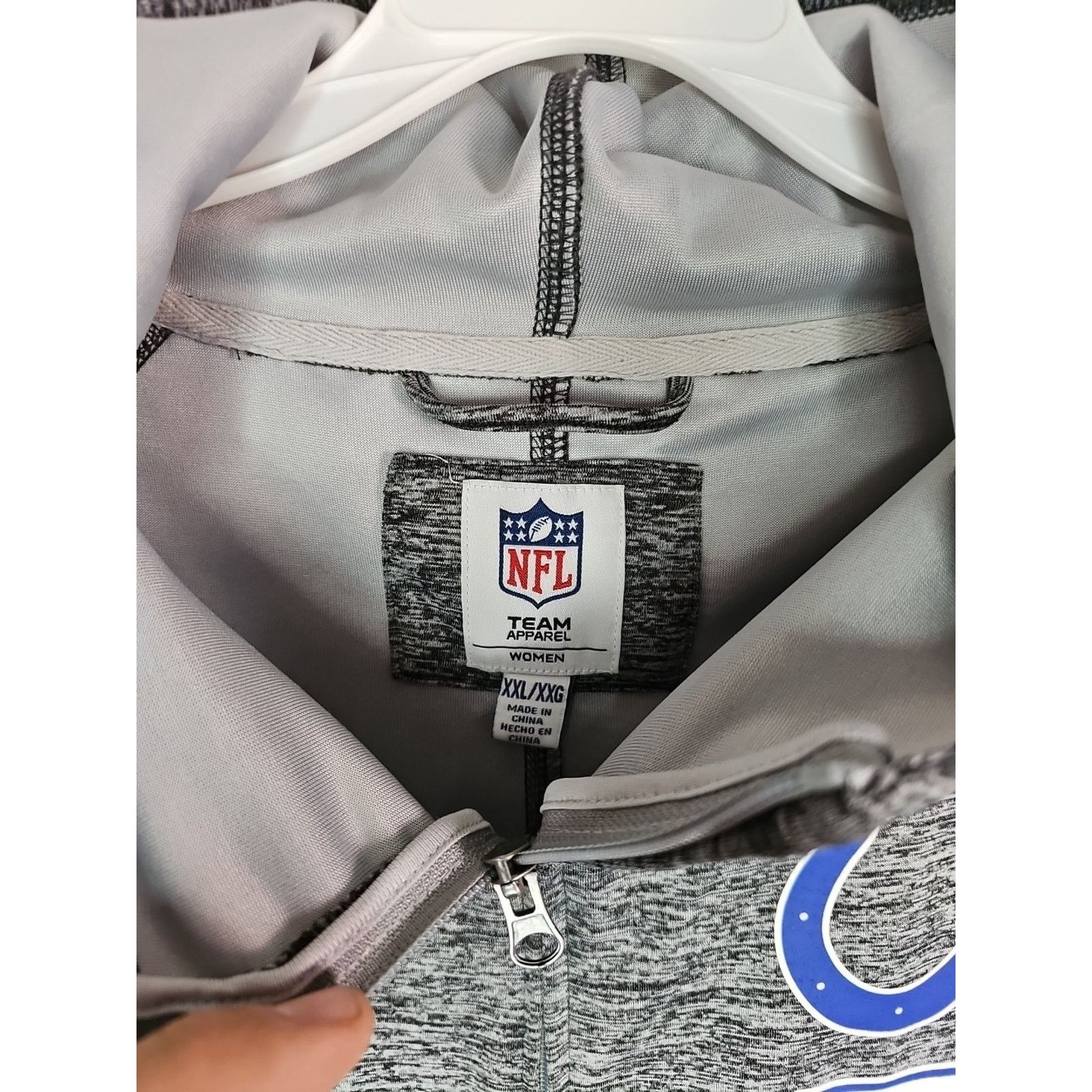 NFL NFL Team Women's XXL Indianapolis Colts Full Zip Hoodie GIII Size XXL / US 16-18 / IT 52-54 - 3 Thumbnail