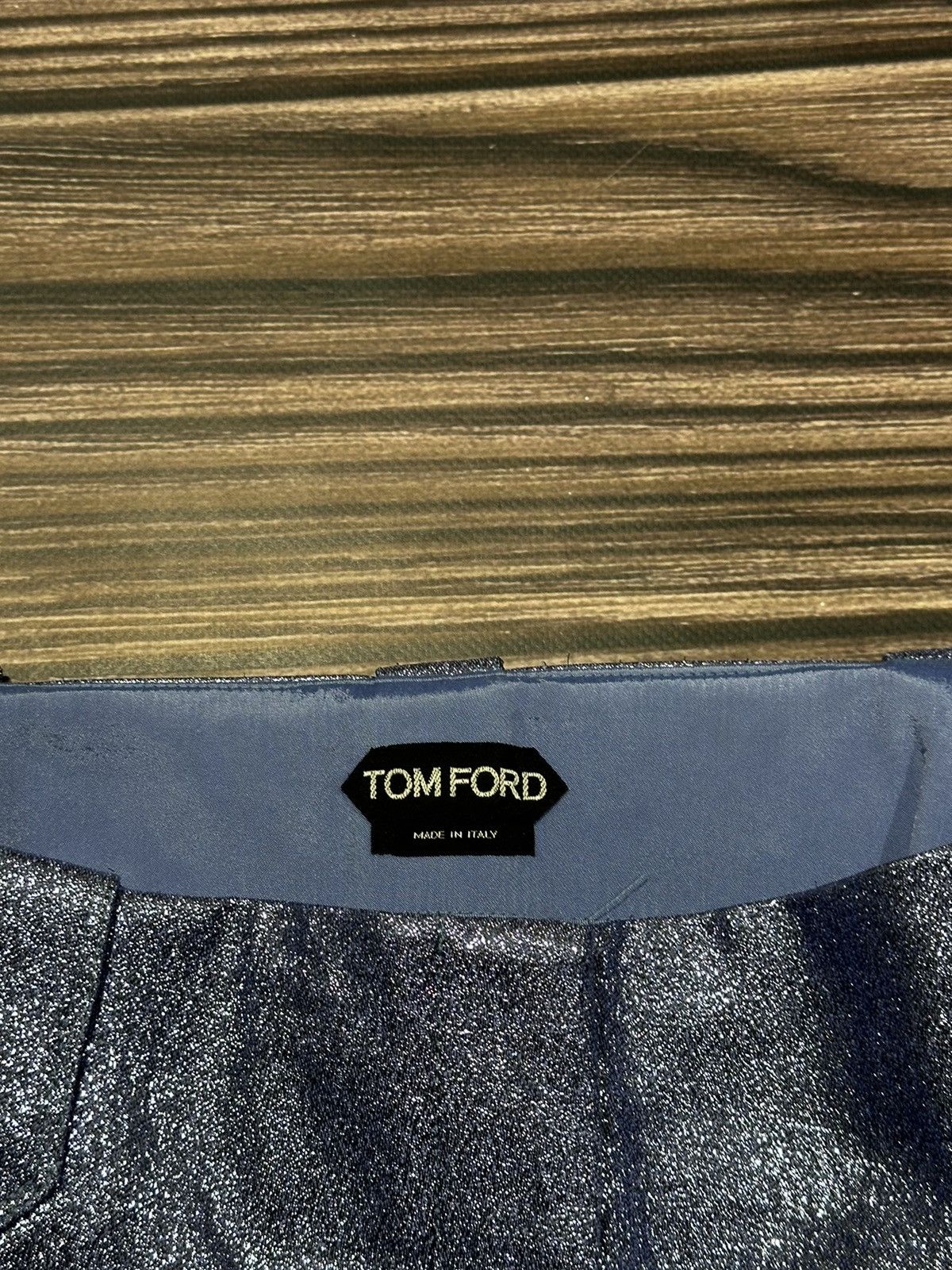 Tom Ford × Vintage Vintage short Tom Ford Iridescent Sabla Size 32" / US 10 / IT 46 - 8 Thumbnail