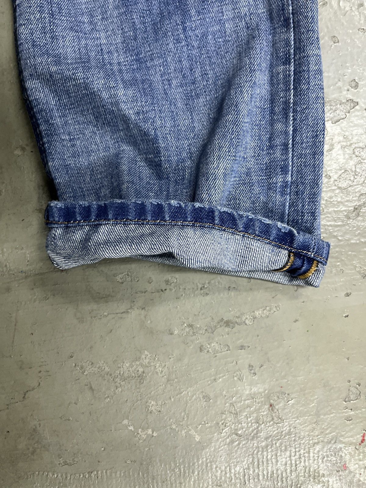 Diesel 2000s Diesel Punk Studded Washed Selvedge Denim Timmen Jeans Size US 32 / EU 48 - 16 Thumbnail