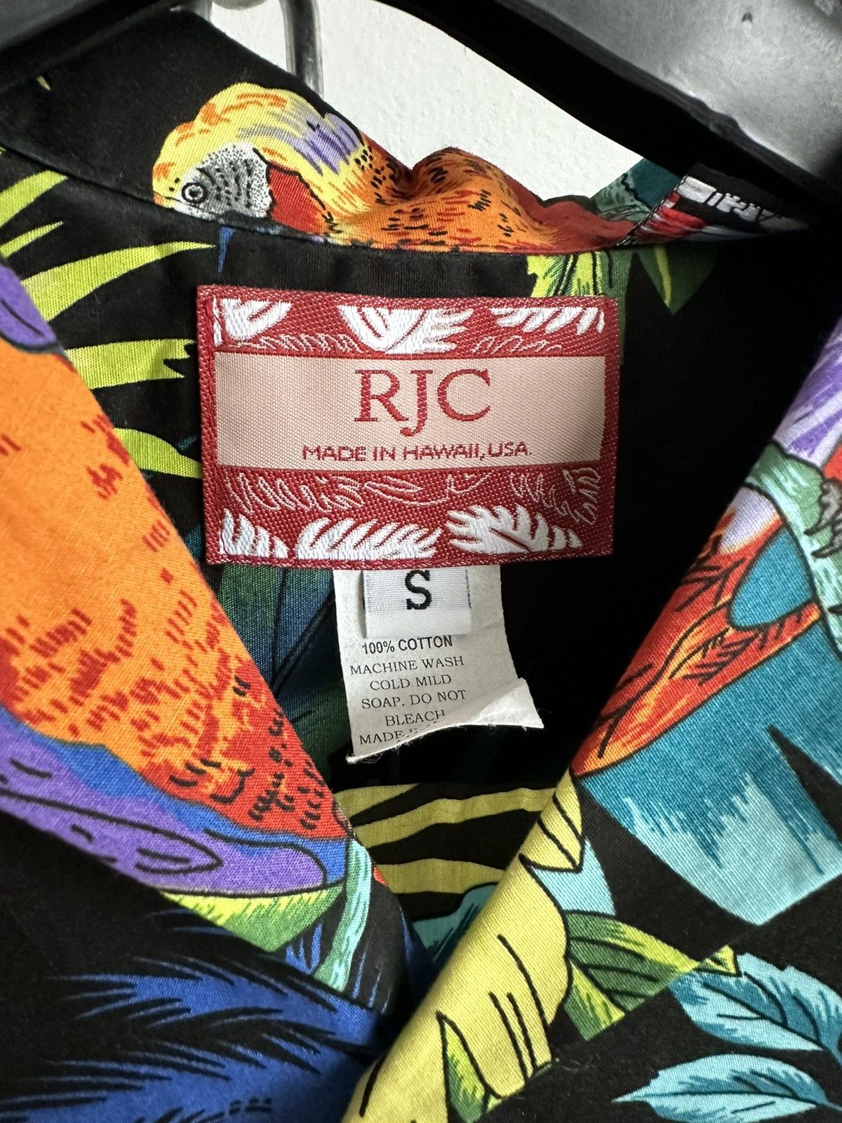 Vintage 1980s RJC Hawaiian Shirt Size US S / EU 44-46 / 1 - 3 Thumbnail