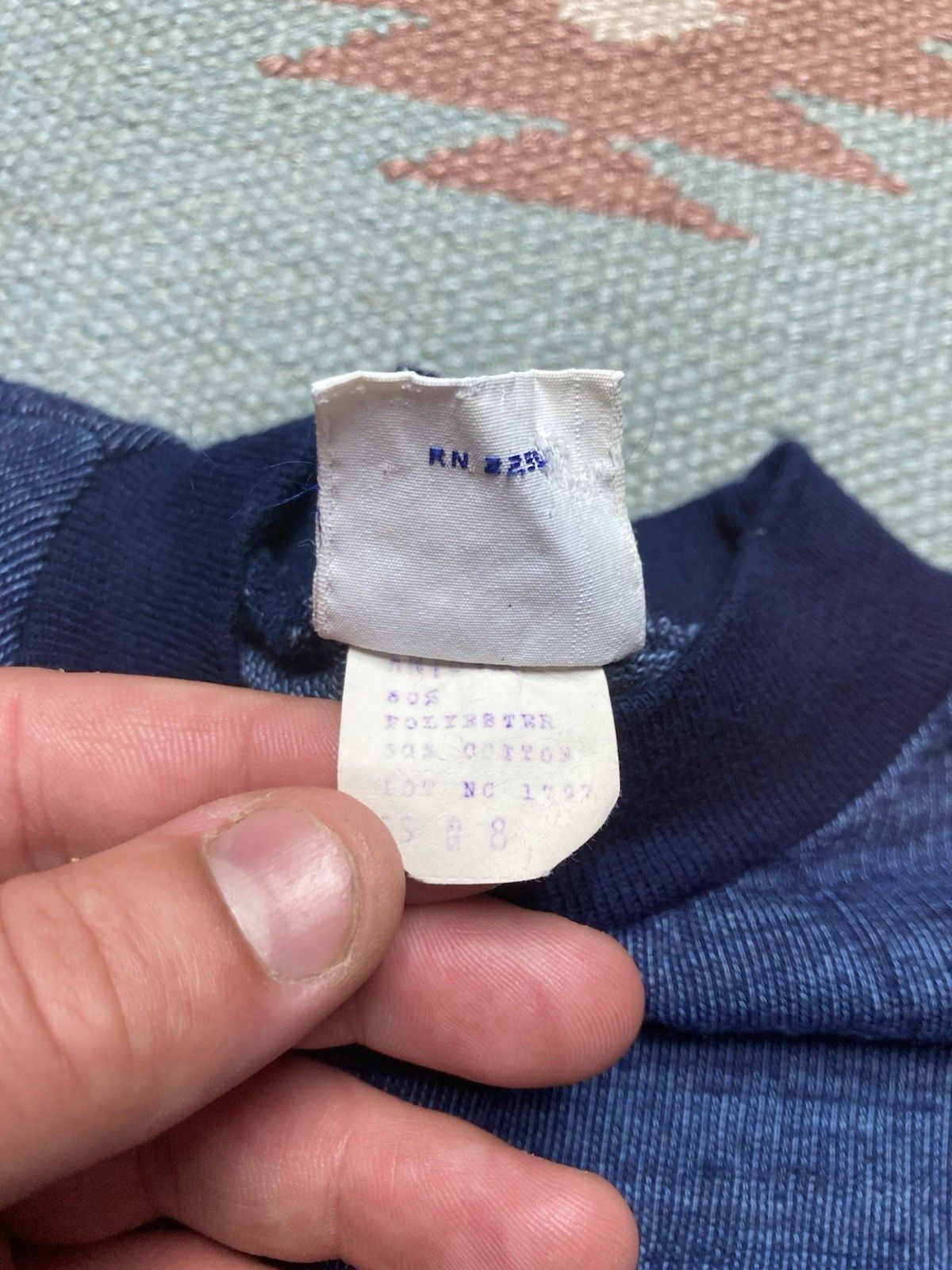 Vintage Vtg 60s t shirt heather blue soft boys 8 womens XS? Baby tee Size XS / US 0-2 / IT 36-38 - 5 Thumbnail