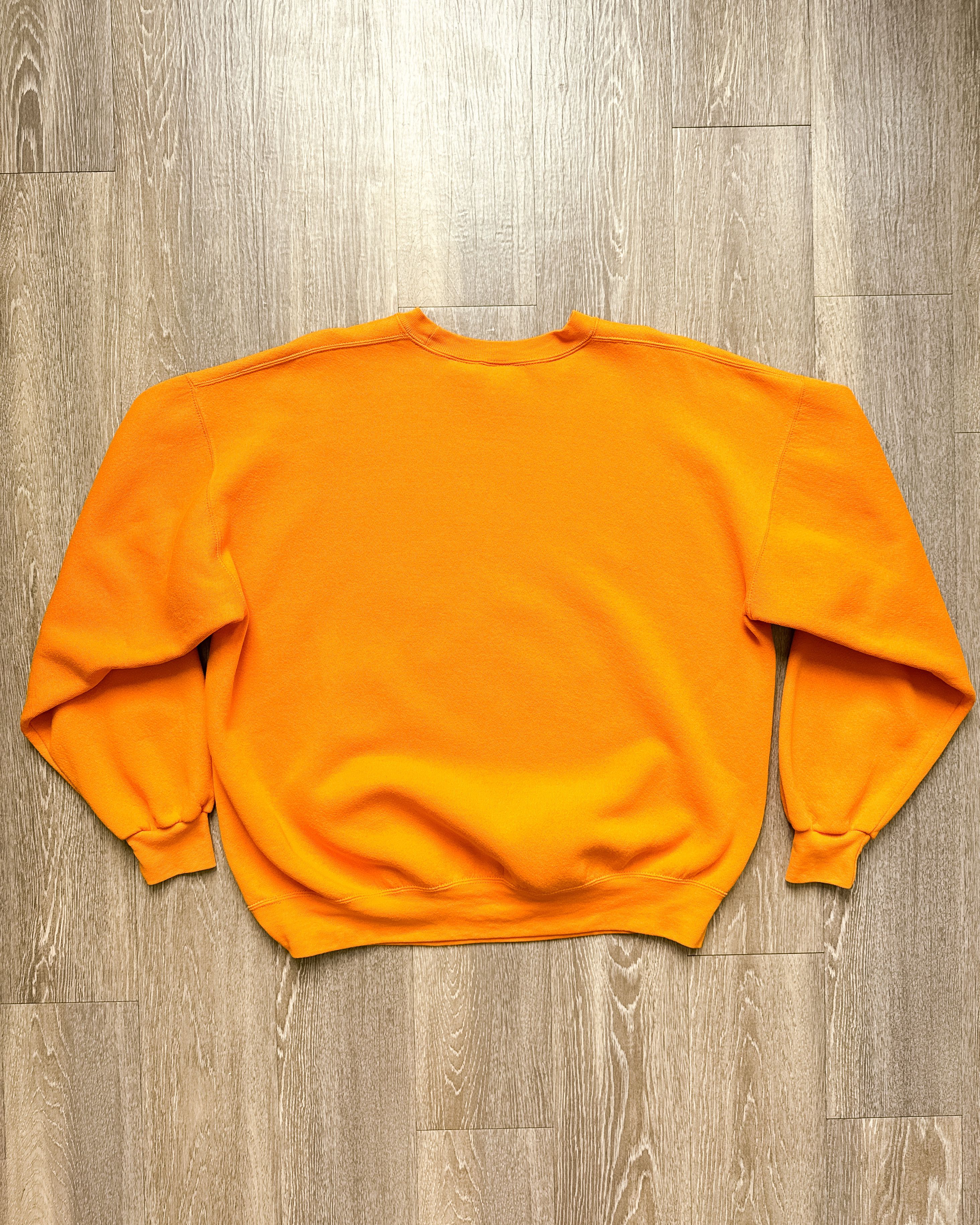 Vintage Vintage 90s Tennessee Football Sweatshirt Orange Men's 2XL Size US XXL / EU 58 / 5 - 5 Thumbnail