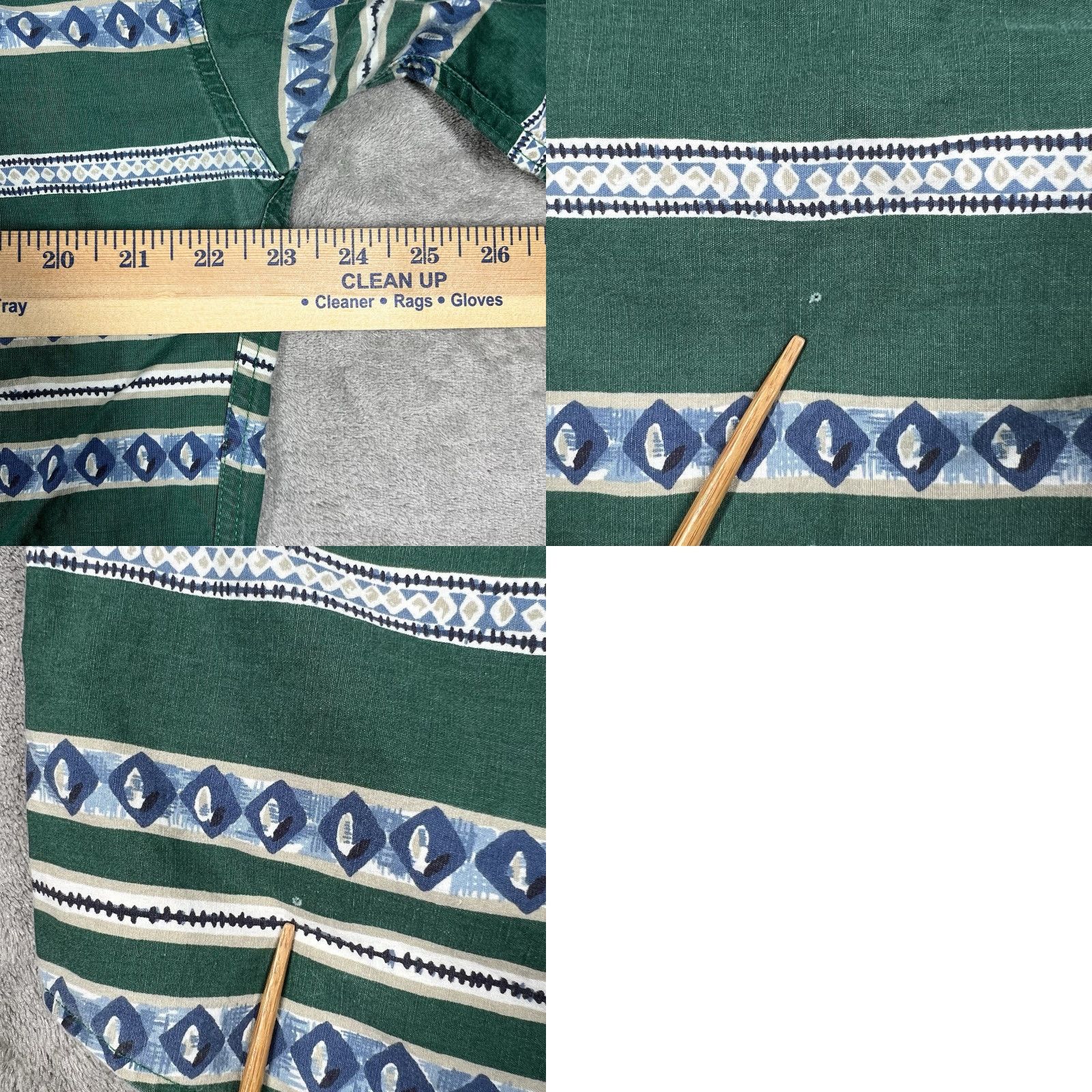 Chaps VINTAGE Chaps Ralph Lauren Button-Up Shirt Men’s M Green Striped Casual, Workwear, 90s, Preppy, Retro Mens Size US M / EU 48-50 / 2 - 9 Thumbnail