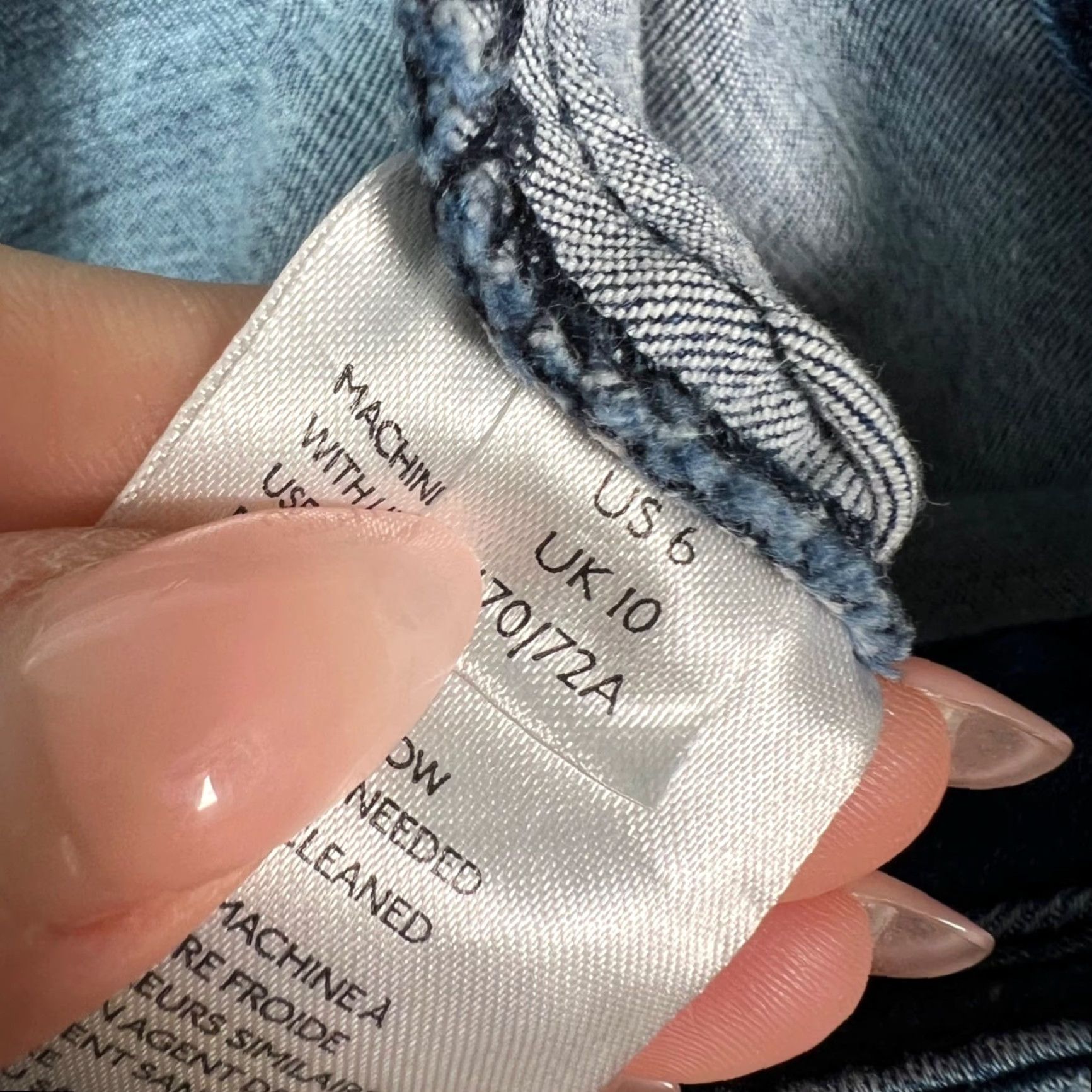 Vintage We The Free Womens Size 6 Blue Denim Wrap Skirt Button Detail Mini Short Casual Summer Spring Skirt Womens 6 Denim Button We The Free Size 28" / US 6 / IT 42 - 4 Thumbnail