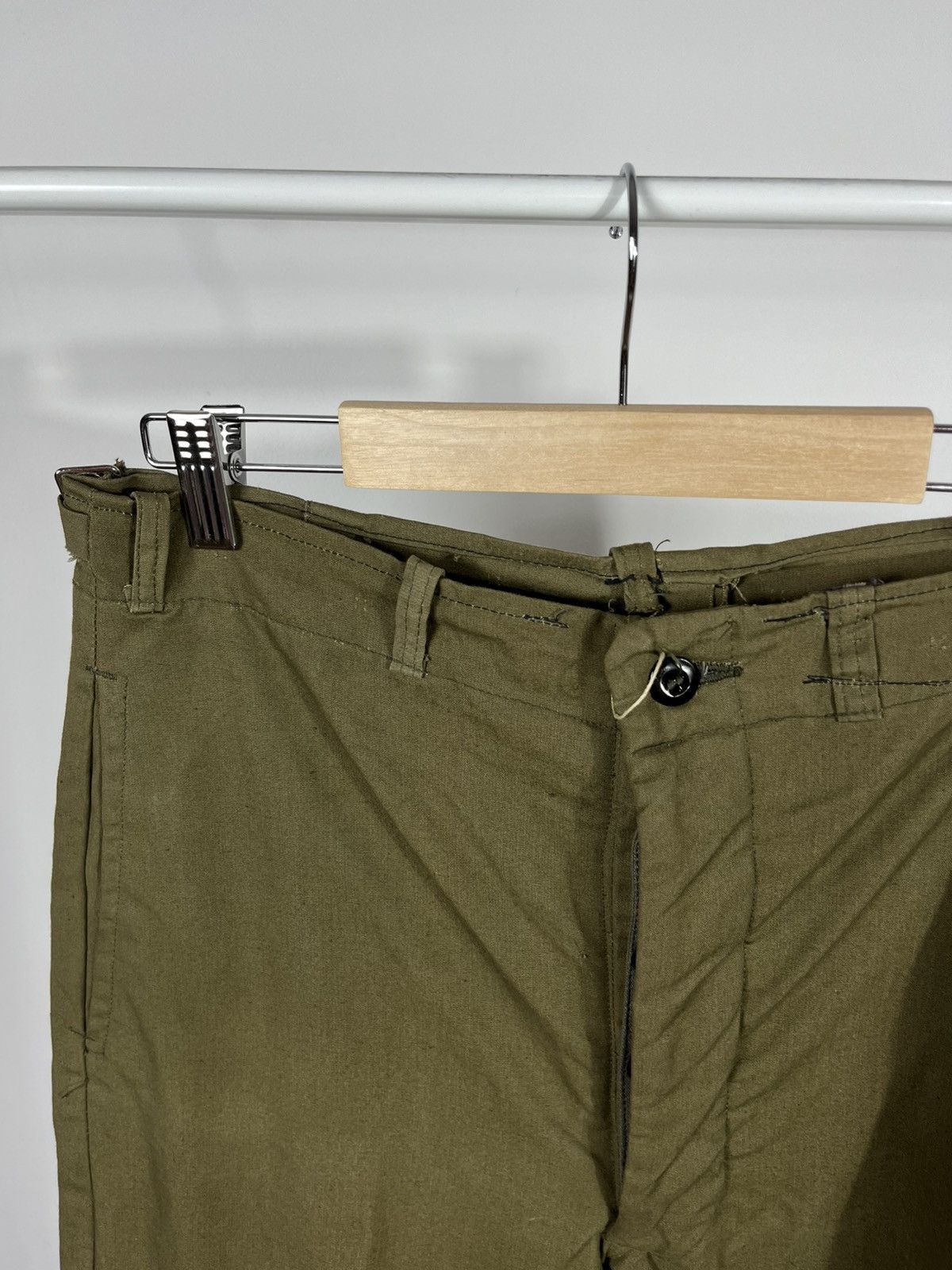 Vintage Vintage Czechoslovakian Army Field Pants Olive Green C-3 Size US 31 - 3 Thumbnail