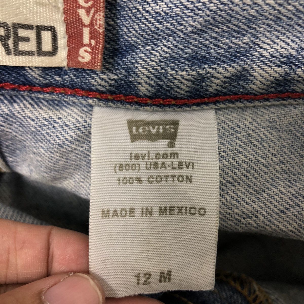 Levi's 🔥90’s Vintage Distressed Denim Jeans Levi’s Lot 550 Size US 32 / EU 48 - 15 Thumbnail