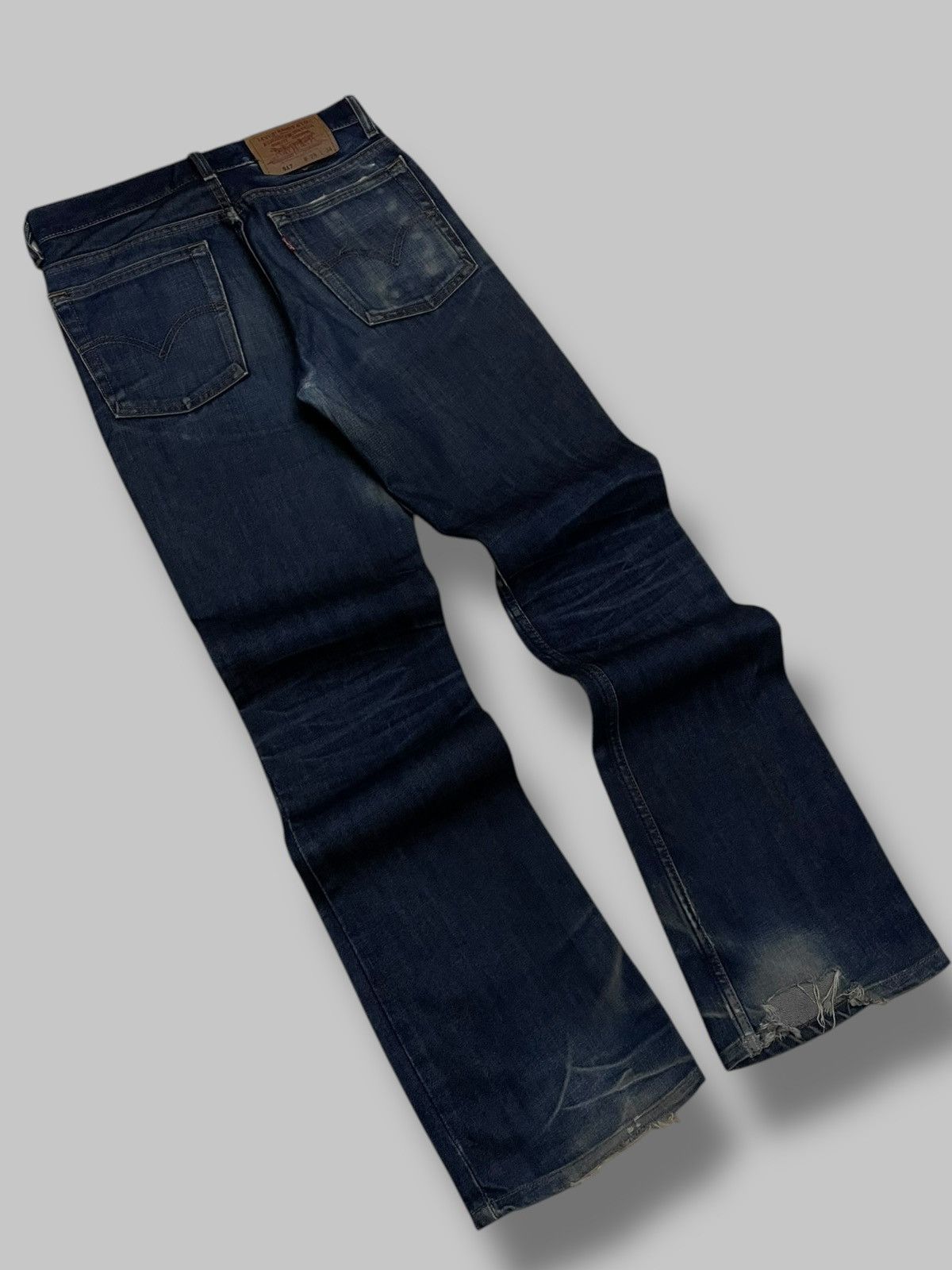 Levi's Vintage Clothing Vintage 1990s Designer Levis 517 Flared Distressed Classic Size US 28 / EU 44 - 9 Thumbnail