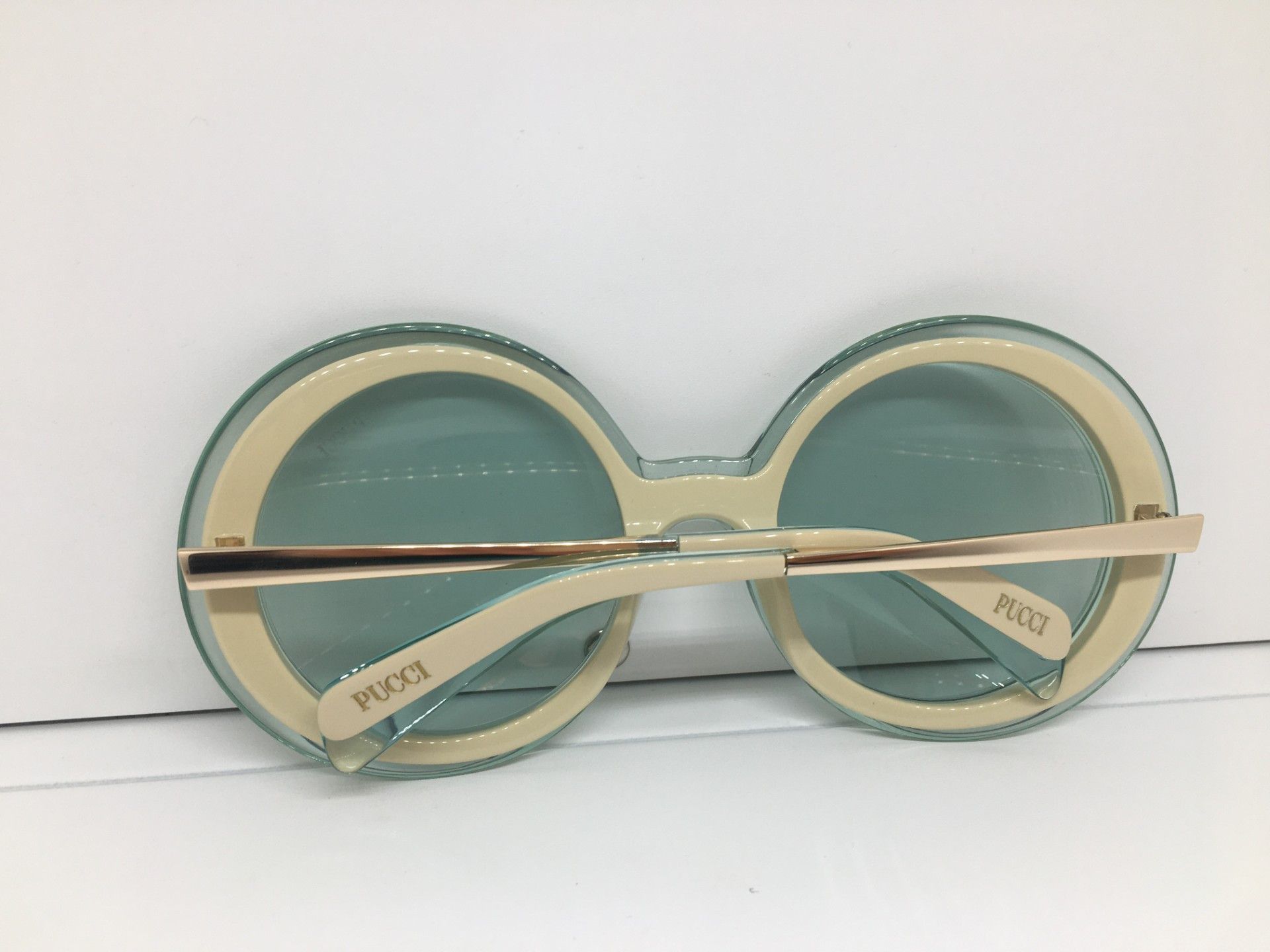 Emilio Pucci MOD EMILIO PUCCI OVERSIZED ROUND JACKIE O style Sunglasses Size ONE SIZE - 4 Thumbnail