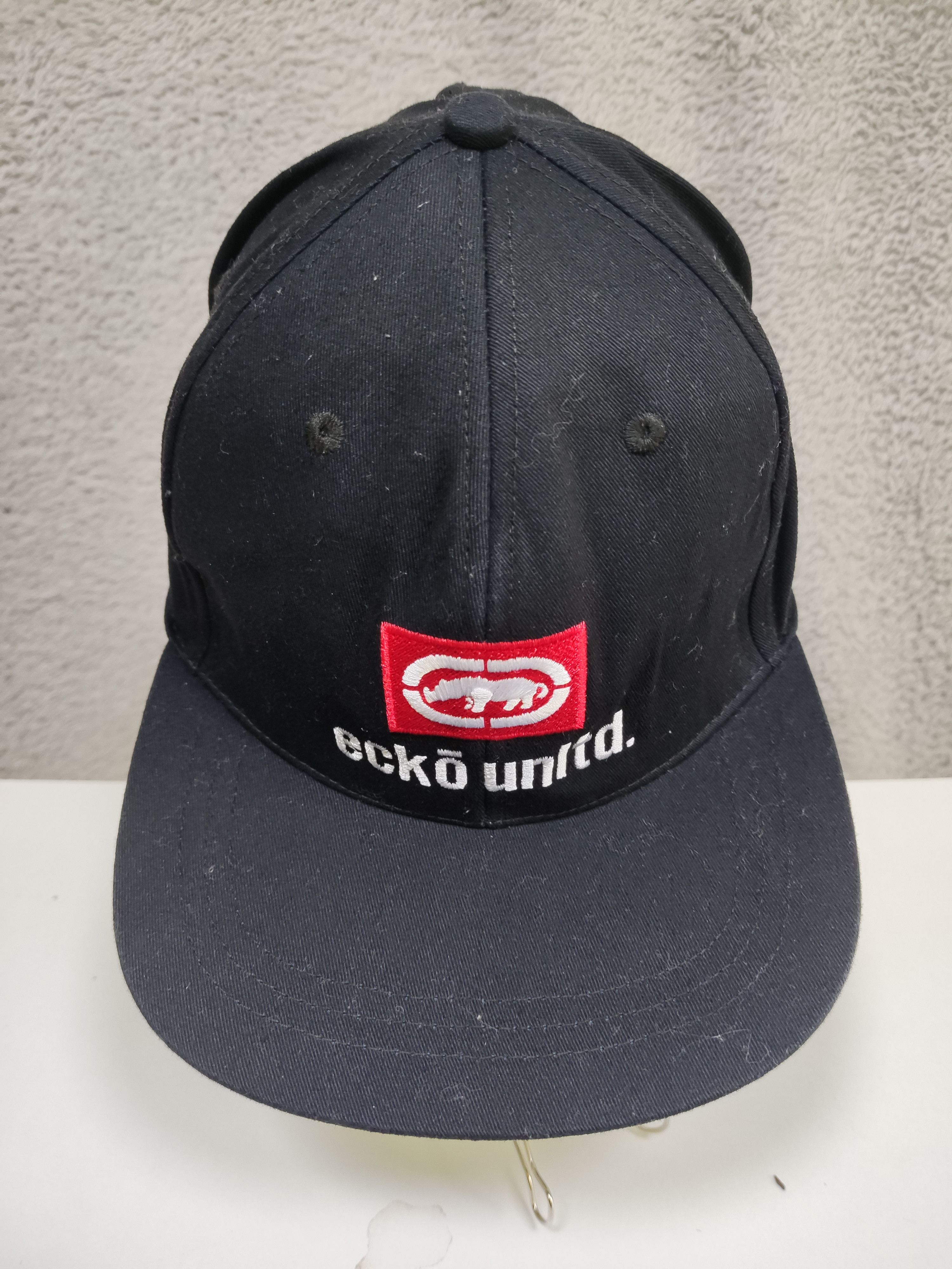 Ecko Unltd. Ecko Unltd Black Snapback Hat Embroidered Red Rhino Logo Size ONE SIZE - 1 Thumbnail