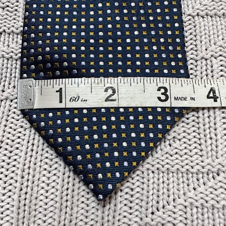 Vintage Dormeuil black micro dot silk tie Size ONE SIZE - 5 Thumbnail