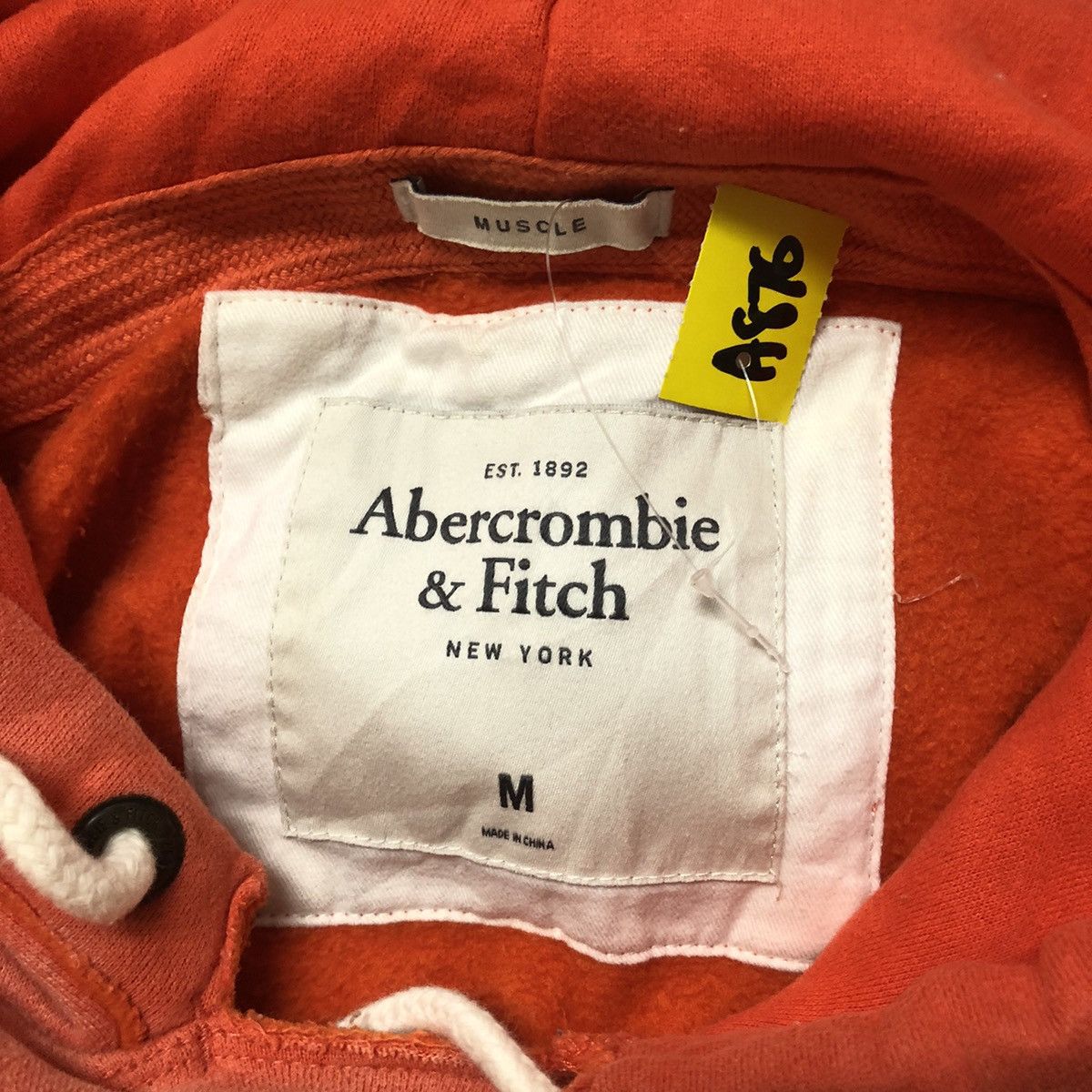 Abercrombie & Fitch Abercrombie Track & Field Orange Hoodie #A876 Size US M / EU 48-50 / 2 - 15 Thumbnail