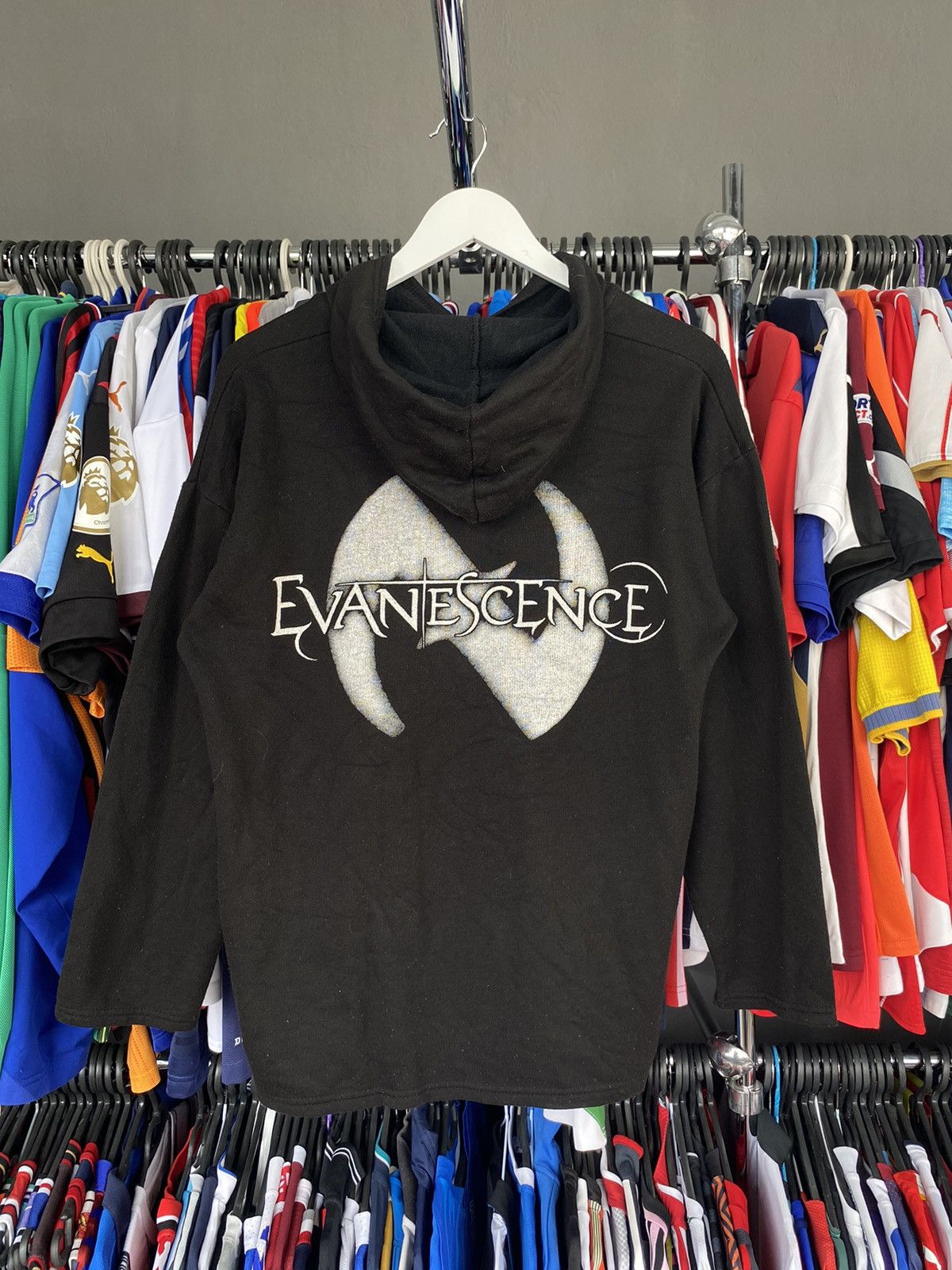 Newline VINTAGE 2000s EVANESCENCE FALLEN ALBUM HOODIE METAL Size US M / EU 48-50 / 2 - 5 Thumbnail