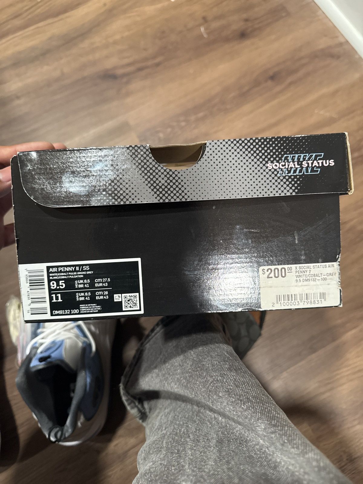 Nike × Social Status Nike Air Penny 2 Social Status Playground University Blue Size US 9.5 / EU 42-43 - 1 Thumbnail