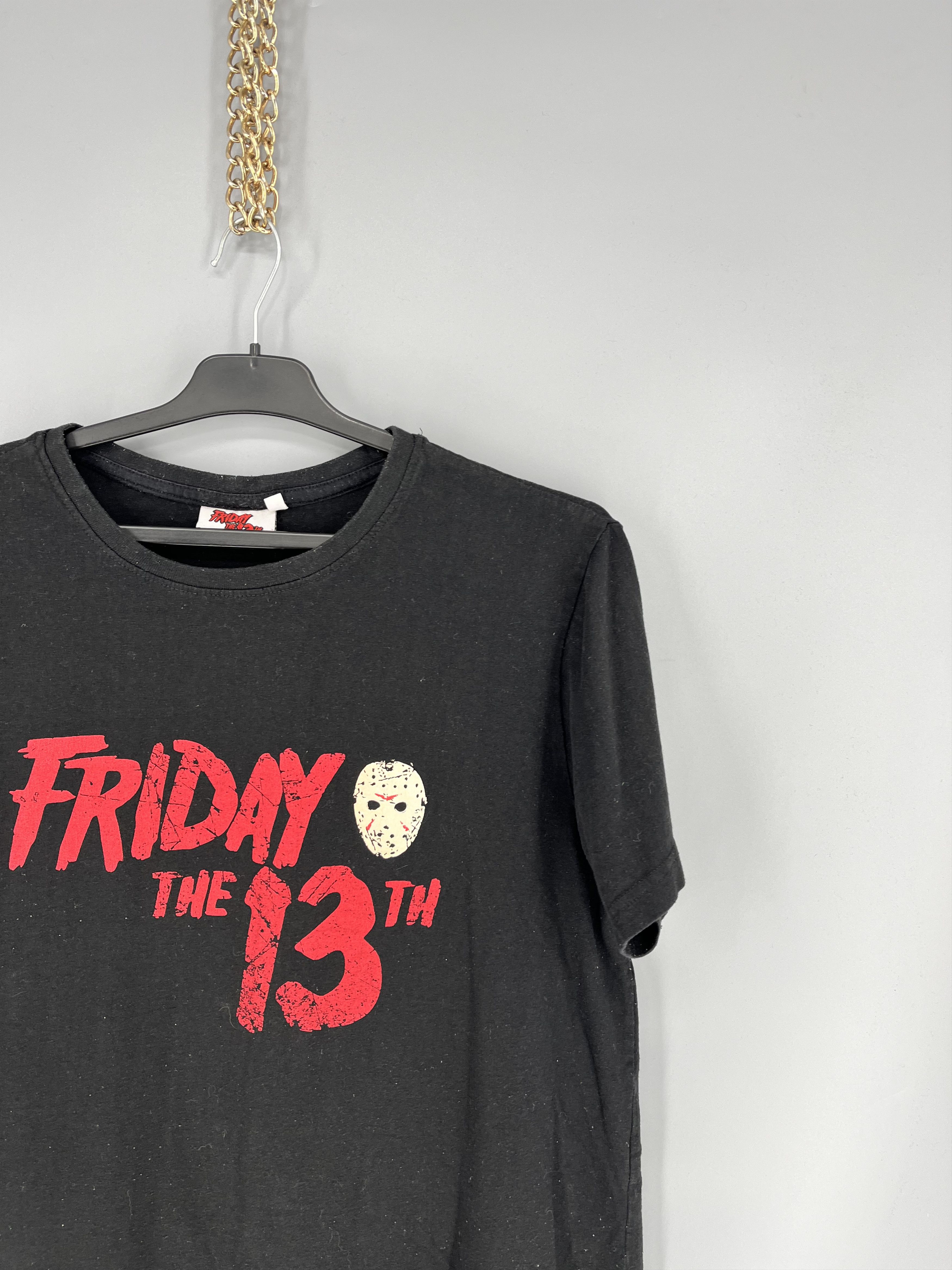 Vintage Friday The 13th Jason Voorhees I Love Friday HorrorMovie Tee Size US XL / EU 56 / 4 - 5 Thumbnail