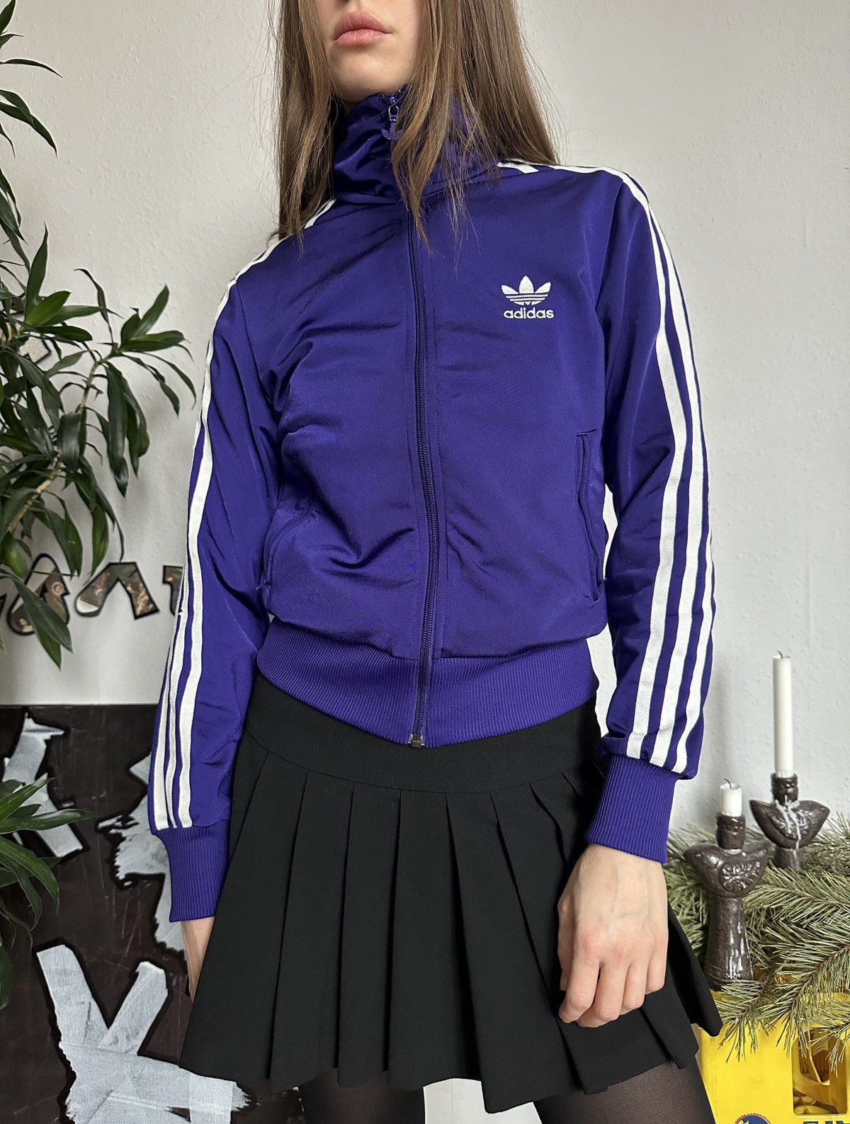 Adidas Adidas Vintage Track Jacket Coquette Block Core Size XS / US 0-2 / IT 36-38 - 2 Thumbnail