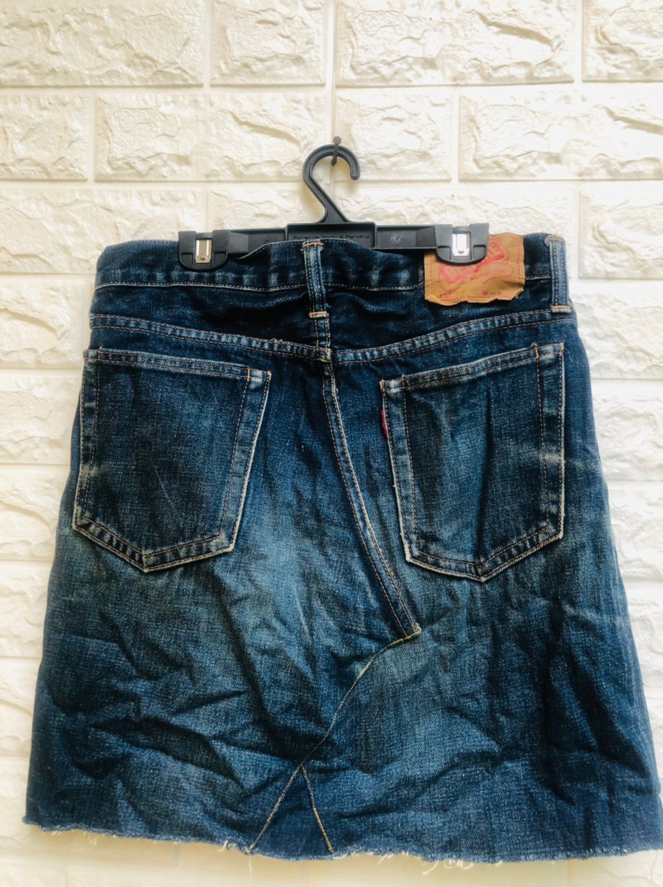 Denime × Japanese Brand × Vintage Vintage Denime Skirt Japanese Designer Fashion Style Size 29" - 2 Thumbnail