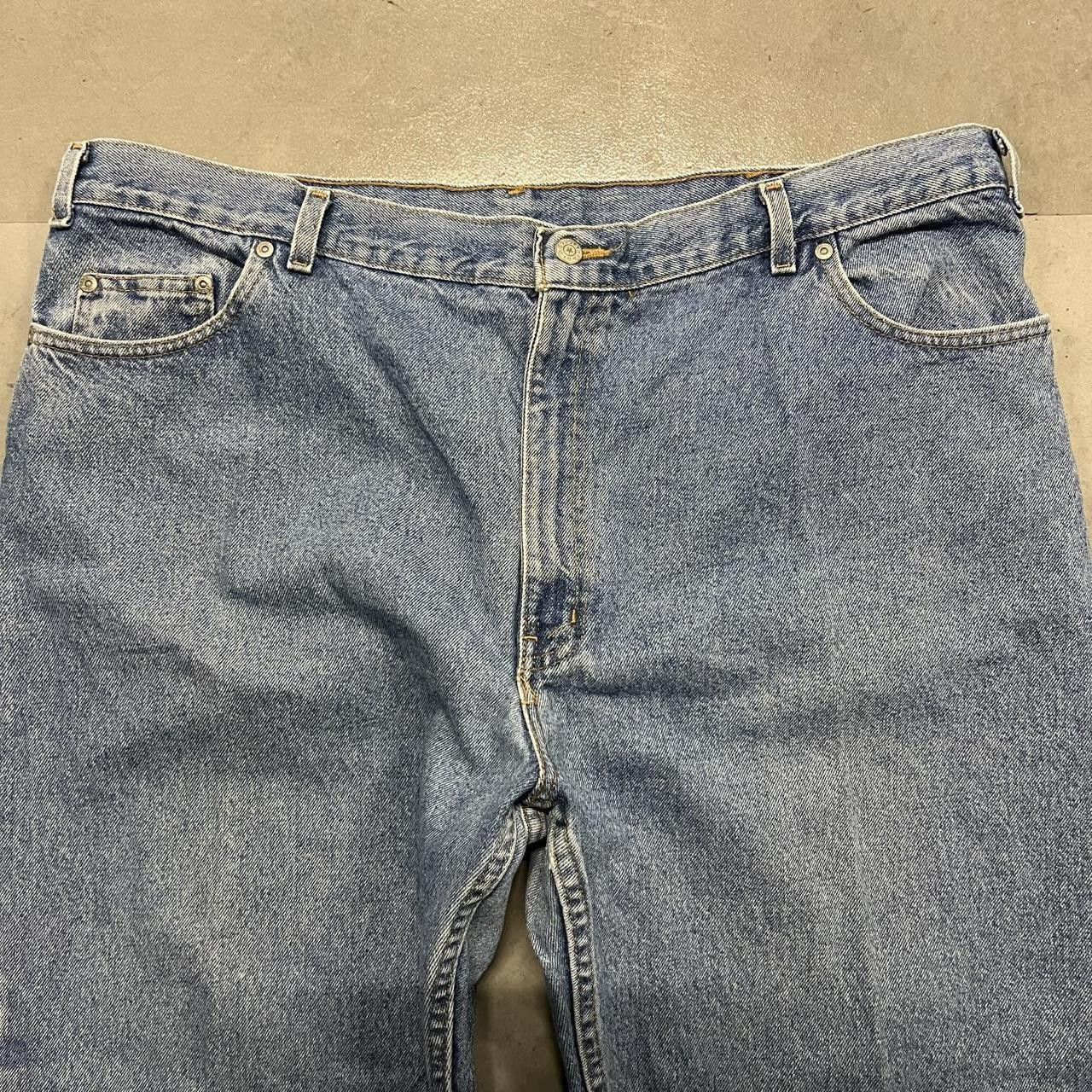 Vintage Vintage Y2K/2000s Baggy Medium wash skater style grunge Denim jeans! Size US 42 / EU 58 - 4 Thumbnail