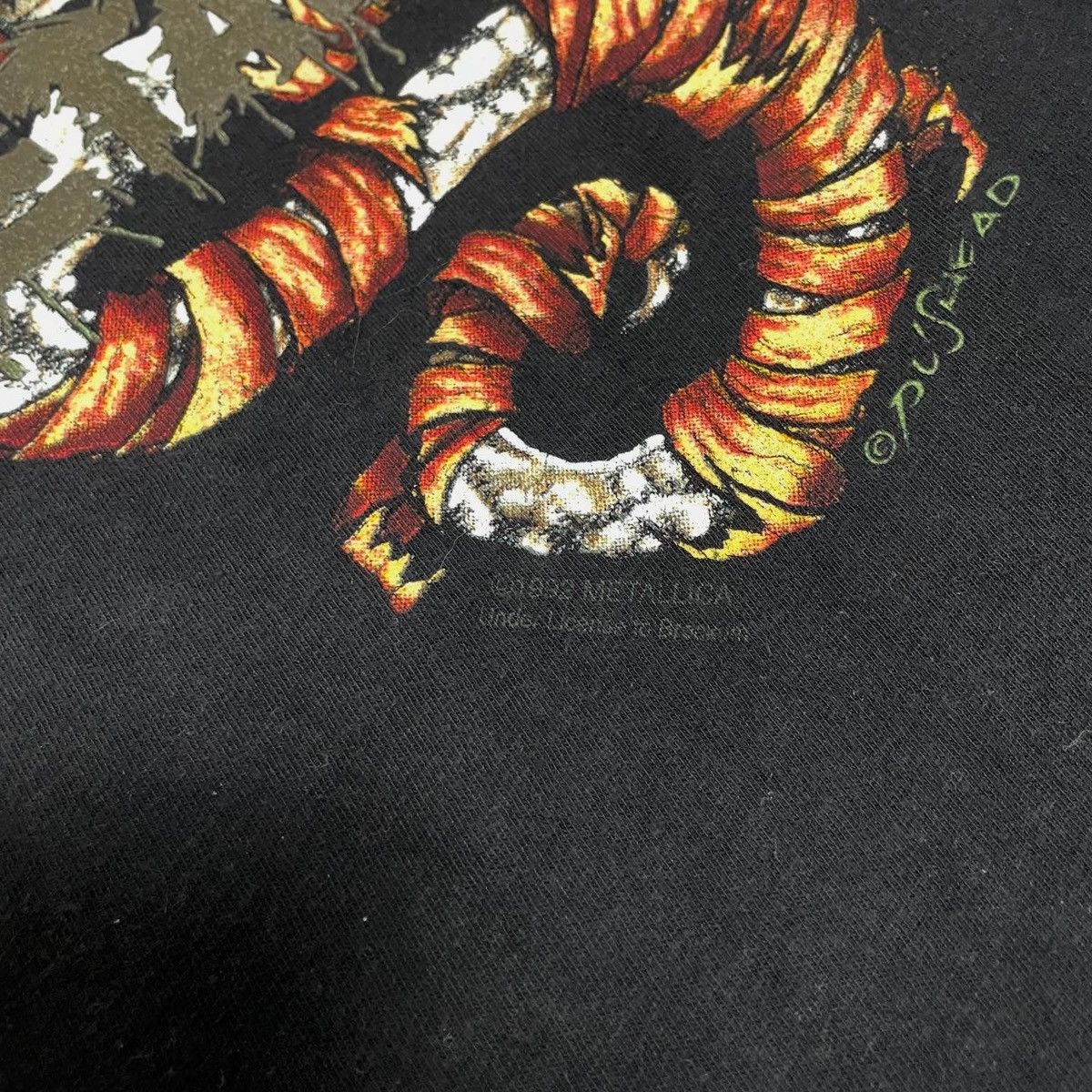 Band Tees Vintage 1992 Metallica Wherever I May Roam (Pink Floyd) Size US XL / EU 56 / 4 - 5 Thumbnail