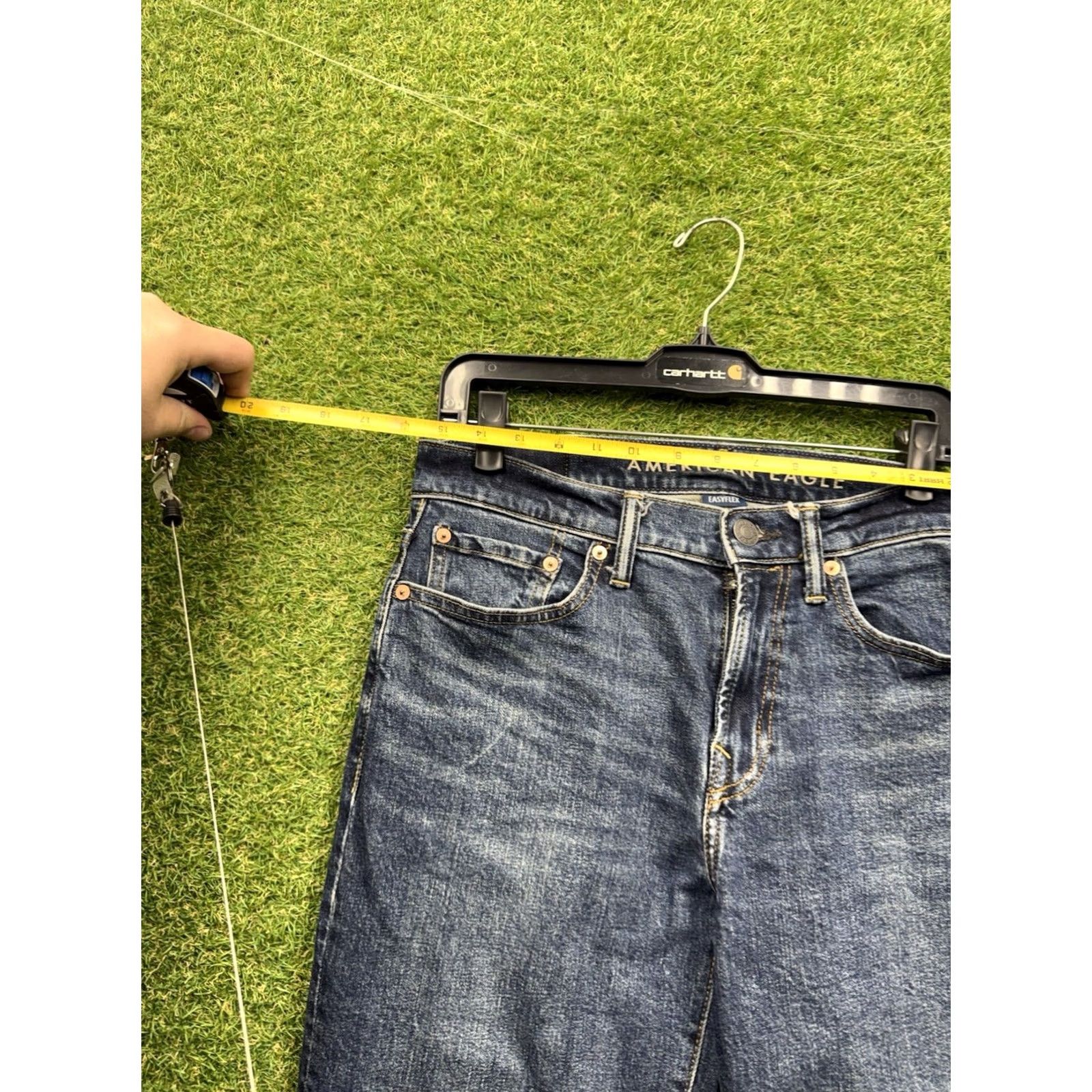 American Eagle Outfitters American Eagle Outfitters Jeans Mens 29x30 Bootcut Dark Wash Denim Blue 5-Pocket Regular Rise Mens Jeans Size US 29 - 3 Thumbnail