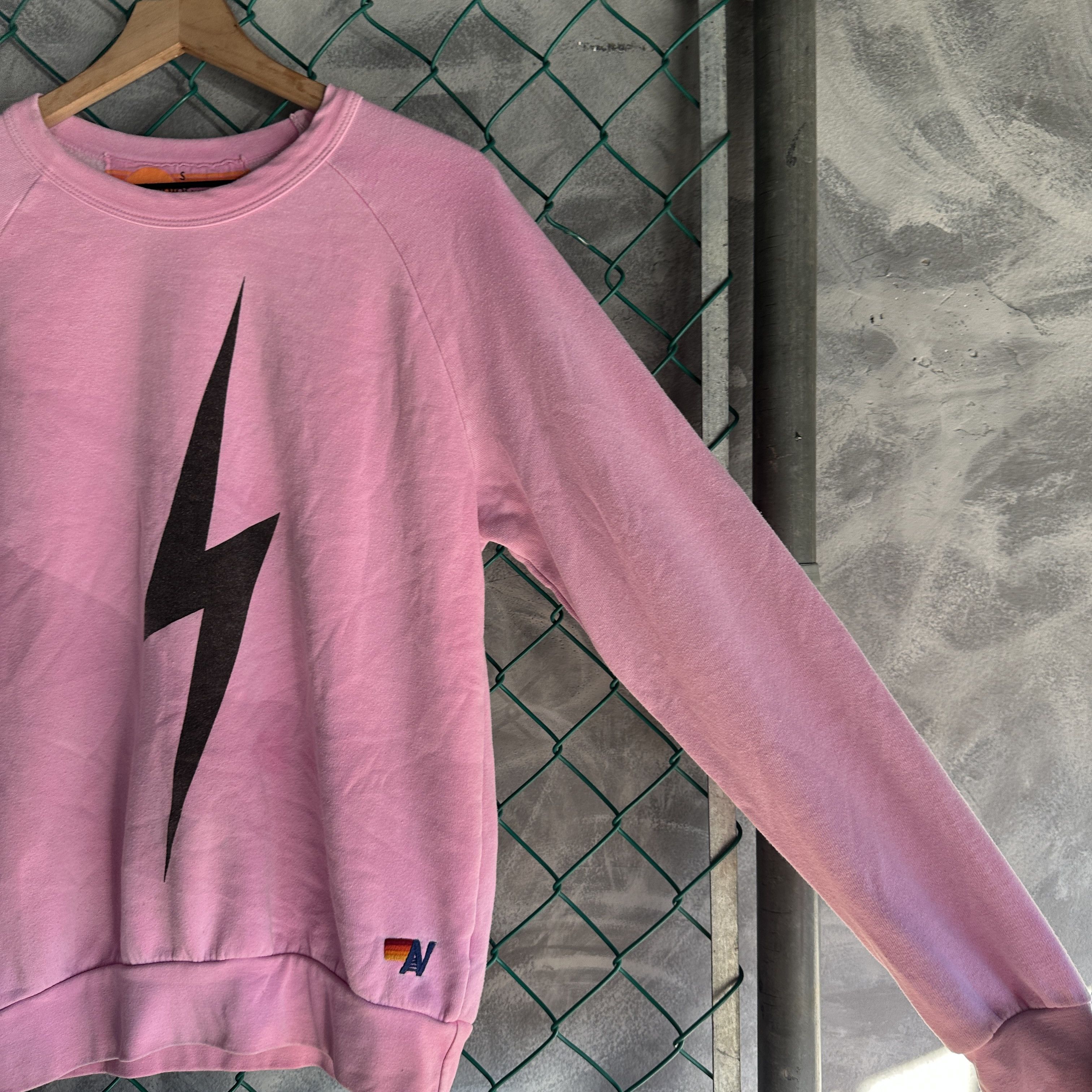 Aviator Nation Aviator Nation Sweatshirt Womens S Pink Bolt Fade Crew Neck Size S / US 4 / IT 40 - 6 Thumbnail