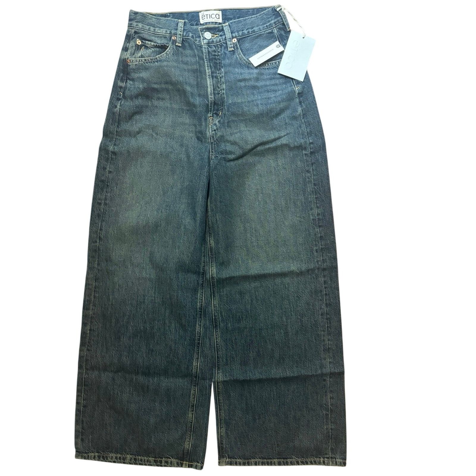 ETICA NWT Etica X Anthropologie Marley Ultra High Rise Jean 28 Size 28" / US 6 / IT 42 - 4 Thumbnail