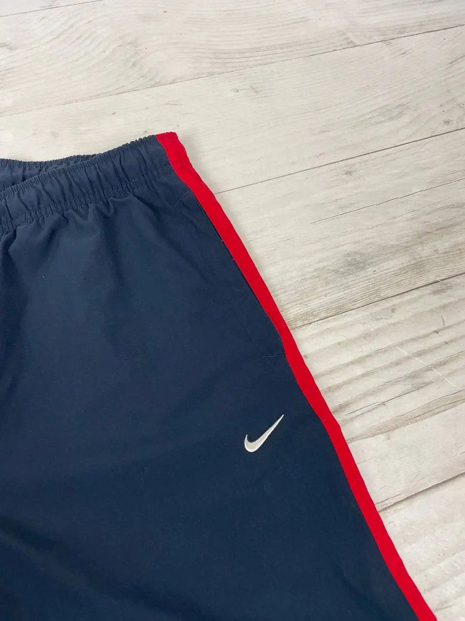 Nike Vintage Nike Track Pants Nylon 00s Swoosh Striped Drill Y2K Size US 30 / EU 46 - 11 Thumbnail