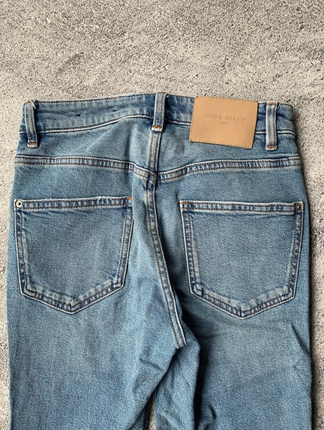 Miss Sixty Vintage Miss Sixty Others Slim Flared Blue Denim Jeans Size 23" - 7 Thumbnail