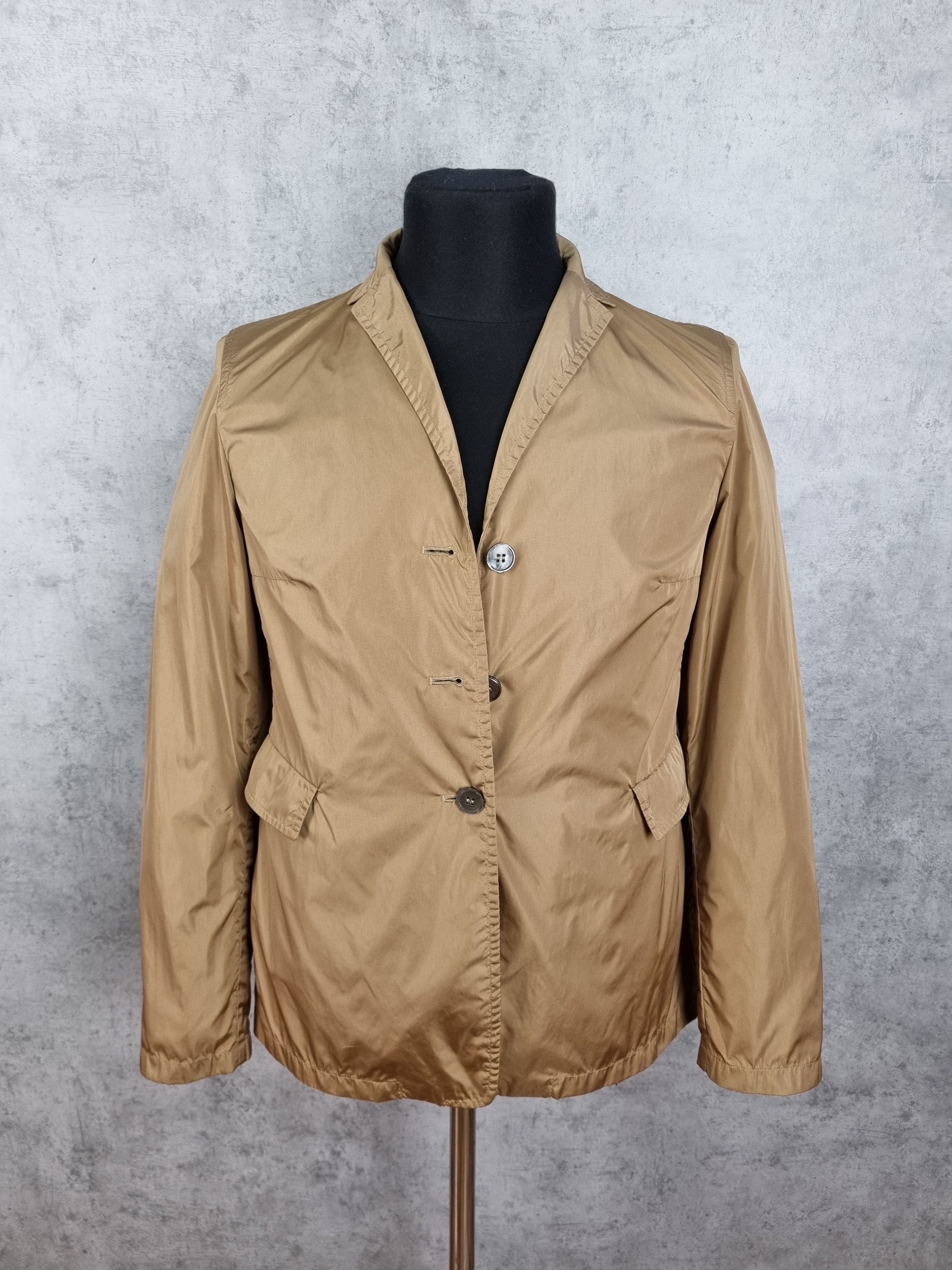 Jil Sander × Vintage 80s Vintage Nylon Blazer Jacket RAF SIMONS era Size S / US 4 / IT 40 - 20 Thumbnail