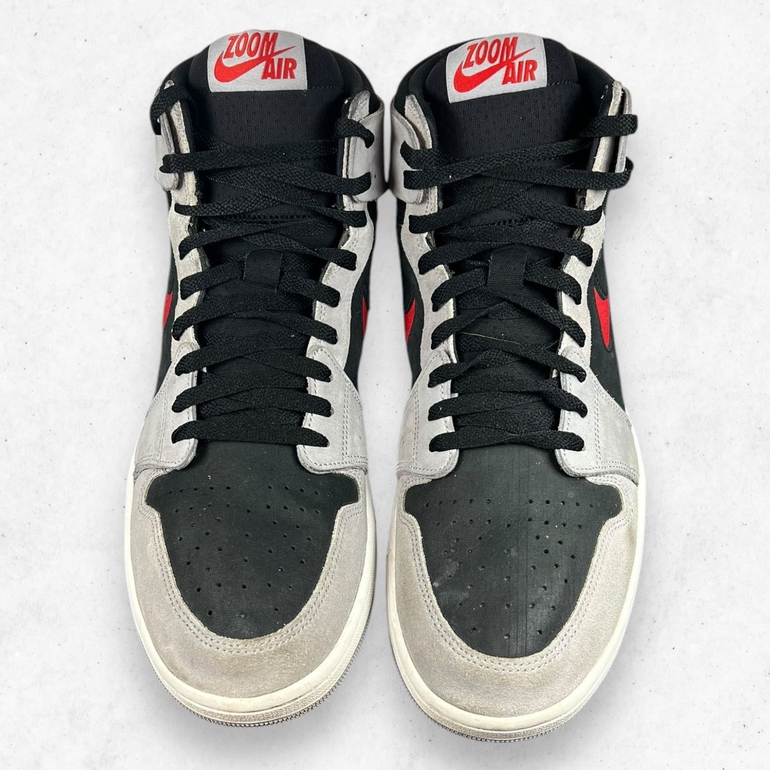Nike Air Jordan 1 Zoom Comfort 2 High Cement Fire Red Men's 13US Size US 13 / EU 46 - 4 Thumbnail