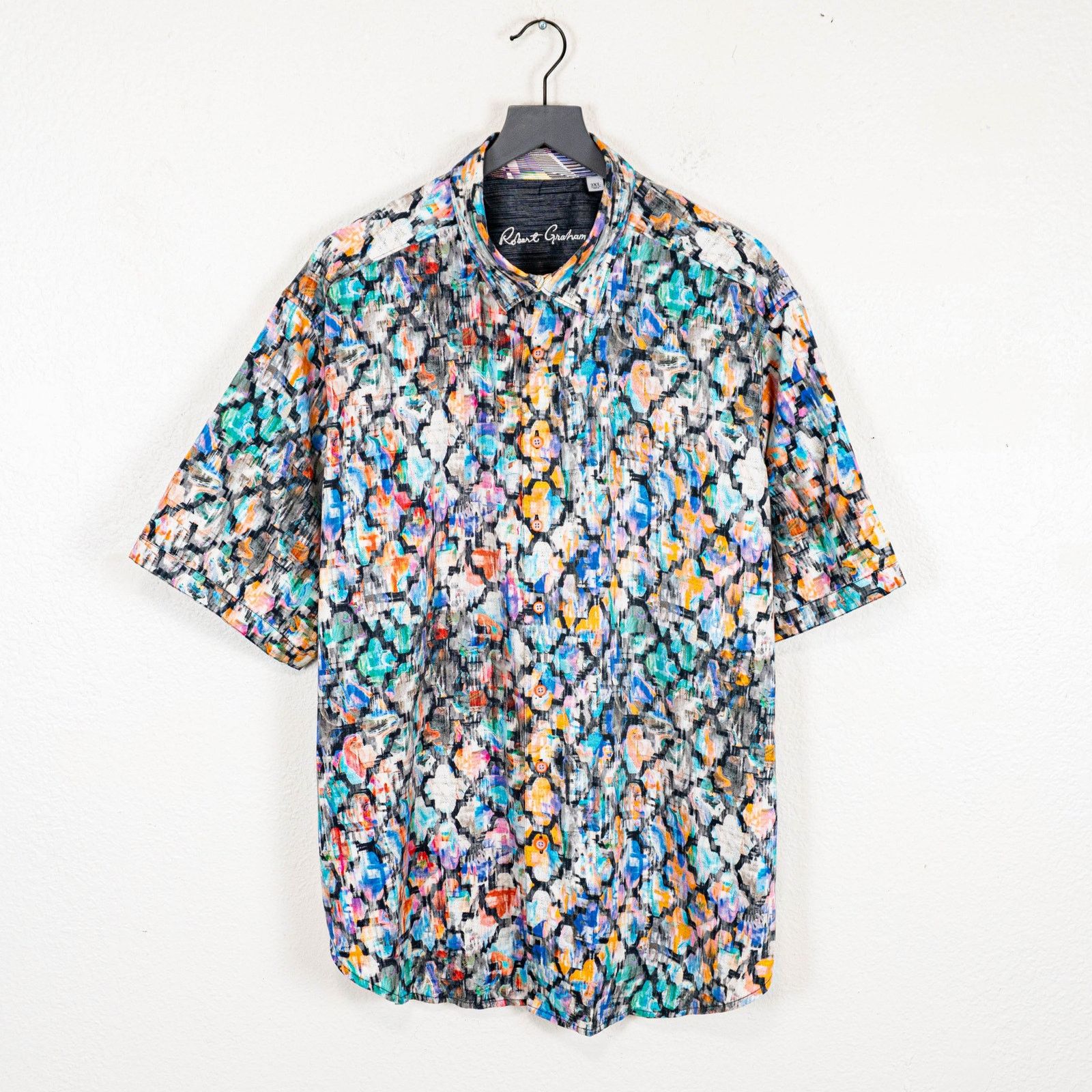Robert Graham Robert Graham Abstract multi color shirt Short Sleeve 2XL Size US XXL / EU 58 / 5 - 1 Thumbnail