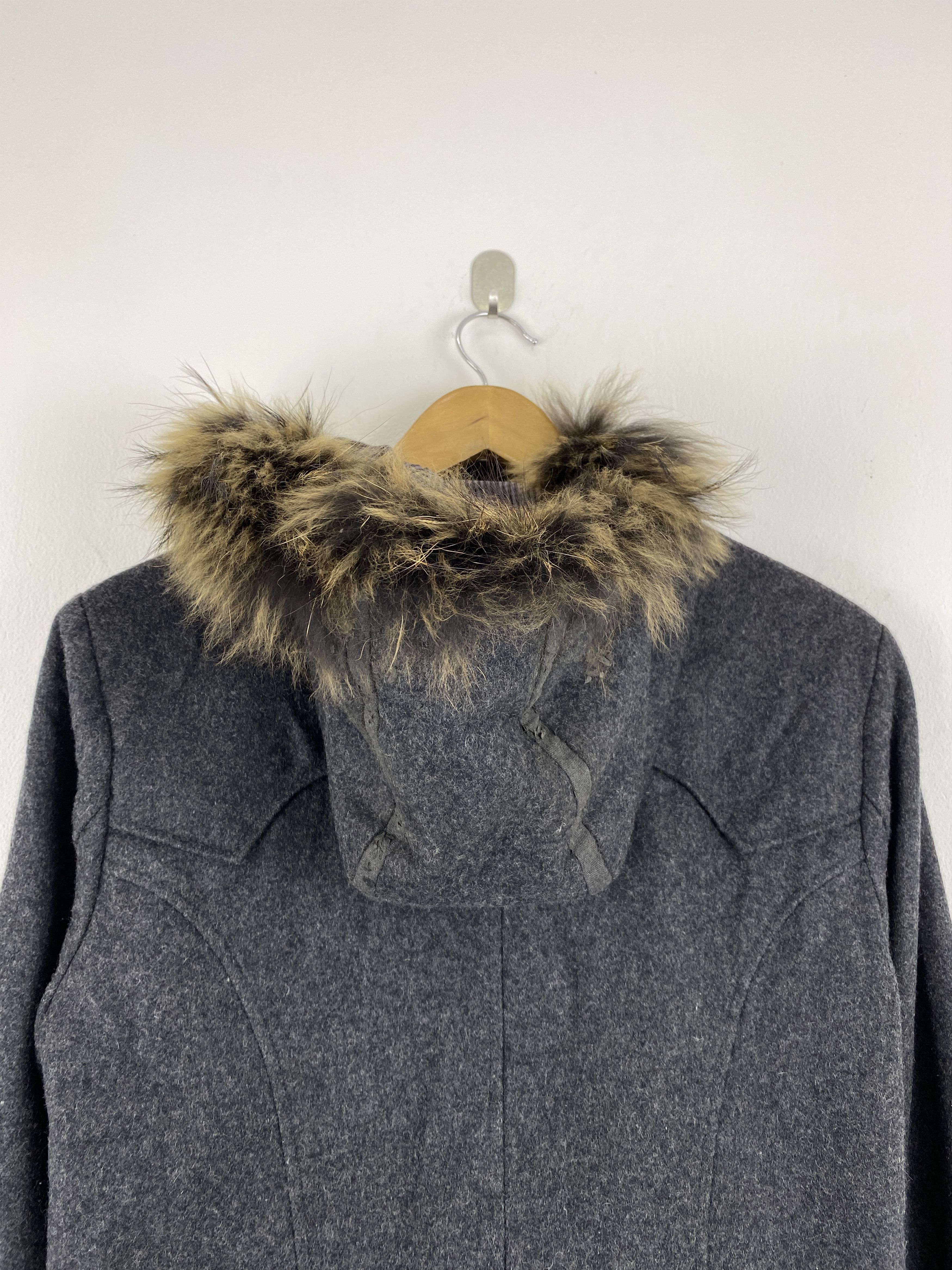 PPFM PPFM Hoodie Wool Duufle Faux Fur + Miharayasuhiro JZ0007 Size US S / EU 44-46 / 1 - 4 Thumbnail