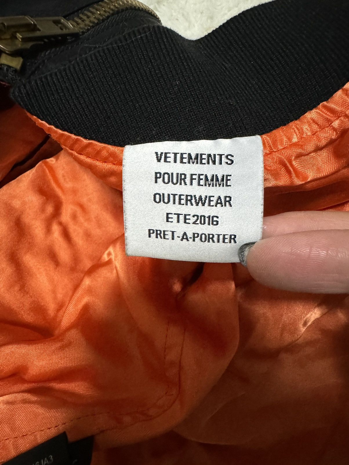 Vetements Vetements Og reversible Zip bomber jacket Size US S / EU 44-46 / 1 - 3 Thumbnail