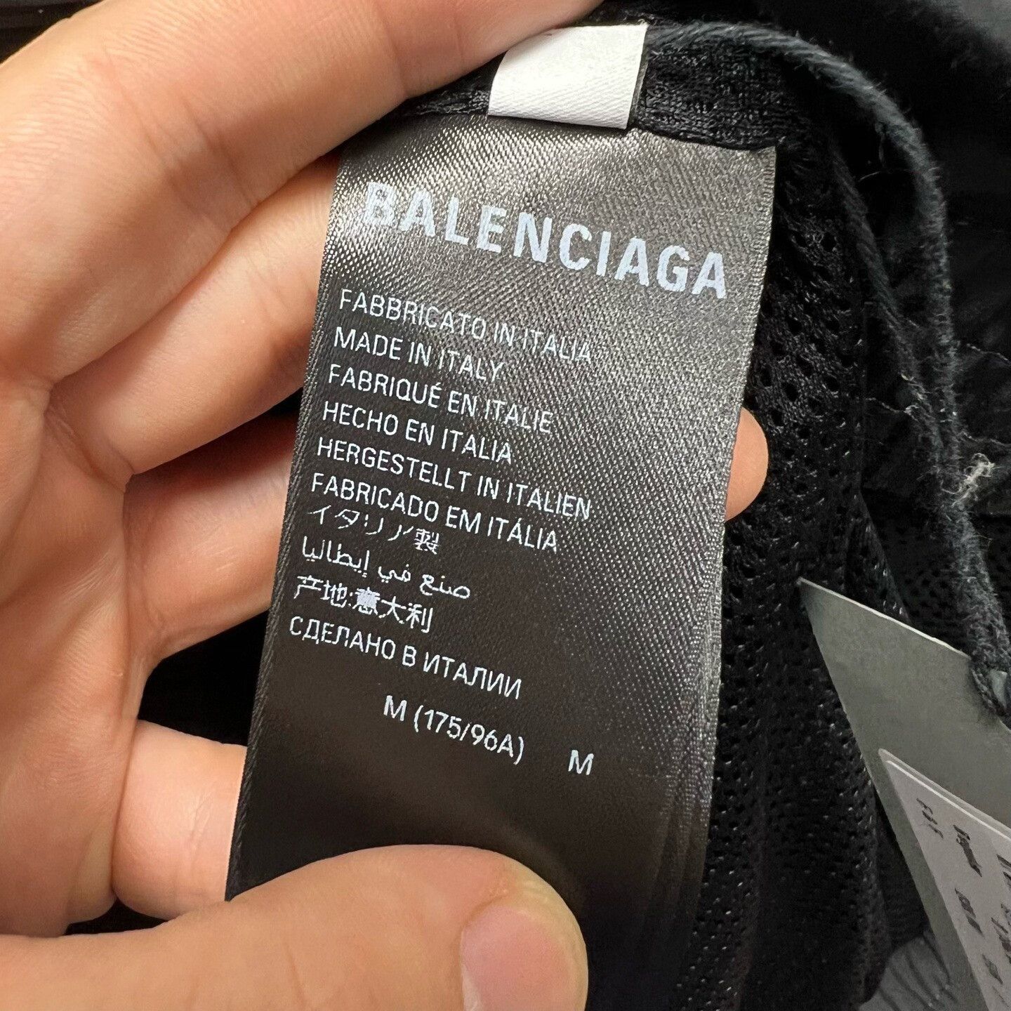 Balenciaga Balenciaga Black Coach Jacket with Logo Size US M / EU 48-50 / 2 - 5 Thumbnail
