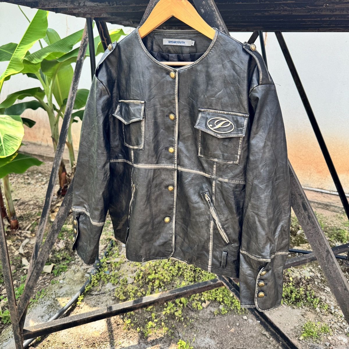 Japanese Brand SpearYouth Leather Jacket Size L / US 10 / IT 46 - 2 Thumbnail