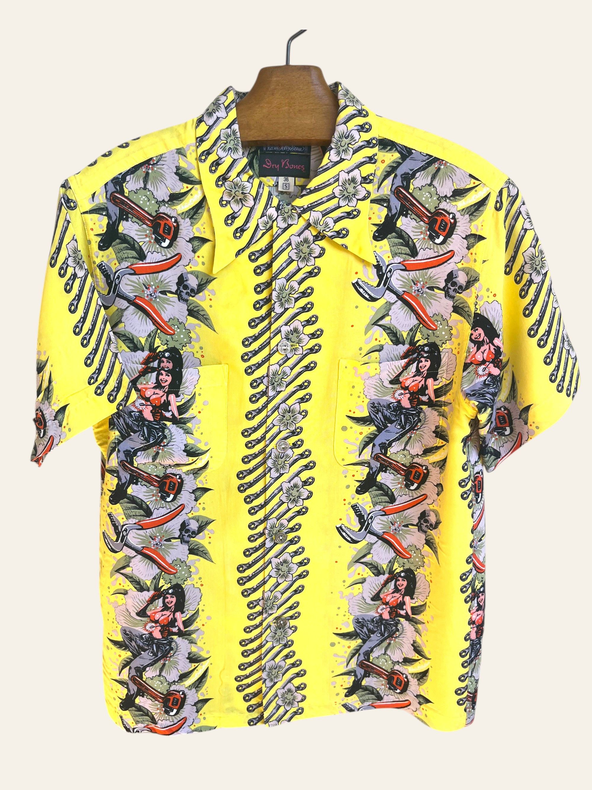 Dry Bones Dry Bones x Rockin Jelly Bean AOP Hawaiian Shirt Japan S Size S / US 4 / IT 40 - 1 Thumbnail