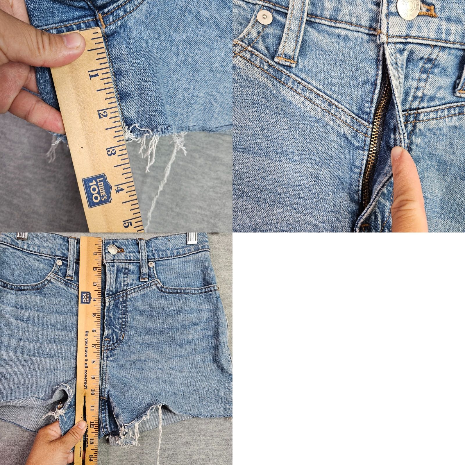 Madewell Madewell THE PERFECT MID-LENGTH JEAN SHORTBlue Women's Size 25 Regular Slim (Stretch) Denim Shorts Men? Size 42" / US 20 - 8 Thumbnail