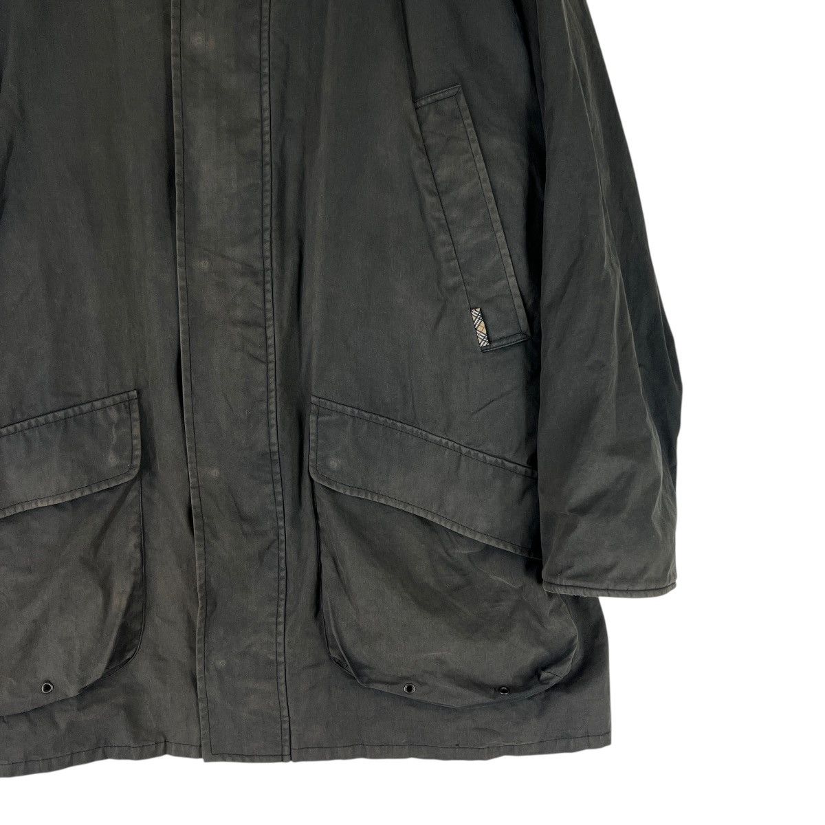 Burberry Vintage Burberry Dyed Parka Jacket Size US L / EU 52-54 / 3 - 4 Thumbnail