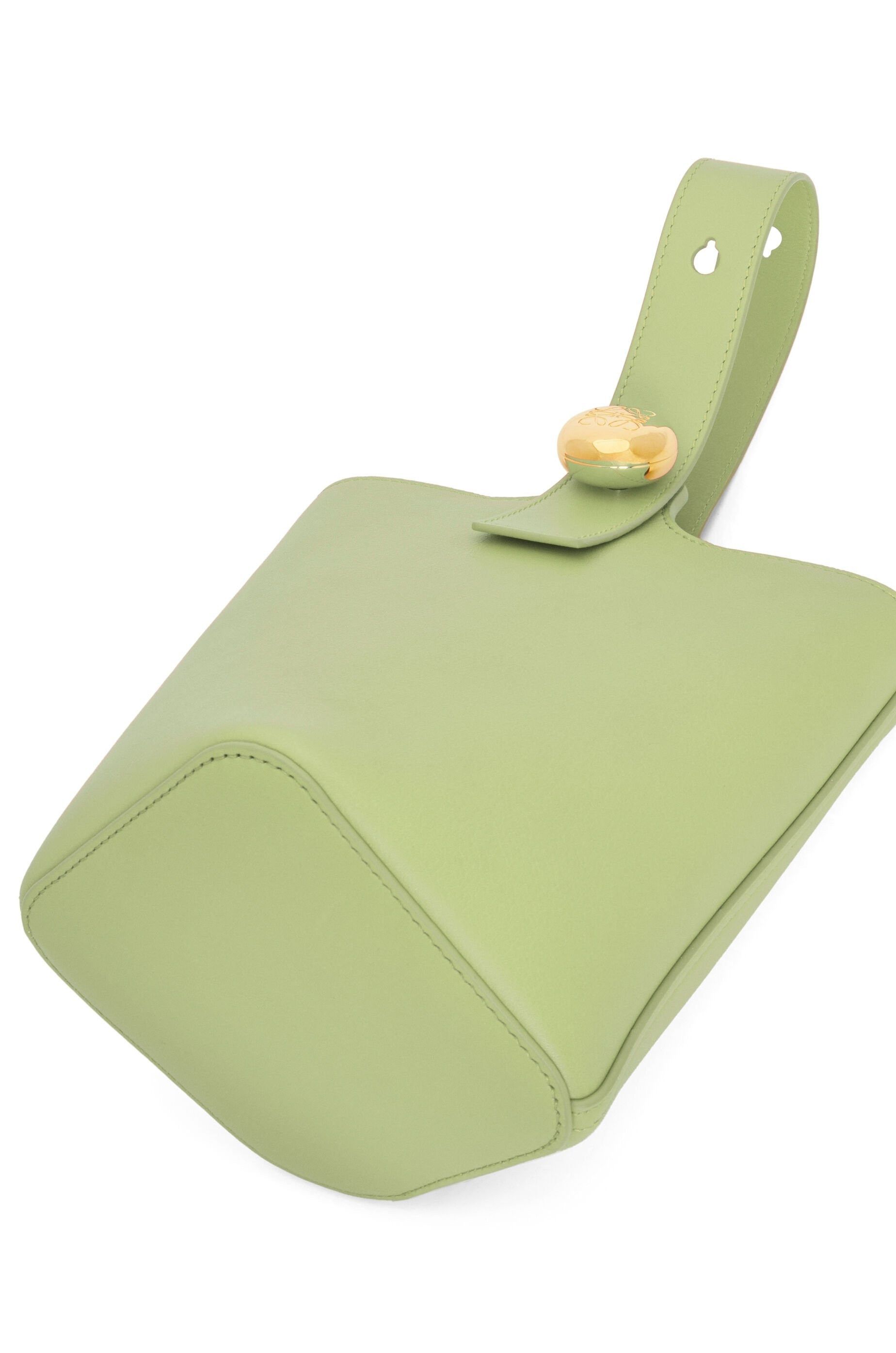Loewe o1in1g0426 Size: OS/ Mini Pebble Bucket Bag in Light Pear Size ONE SIZE - 8 Thumbnail