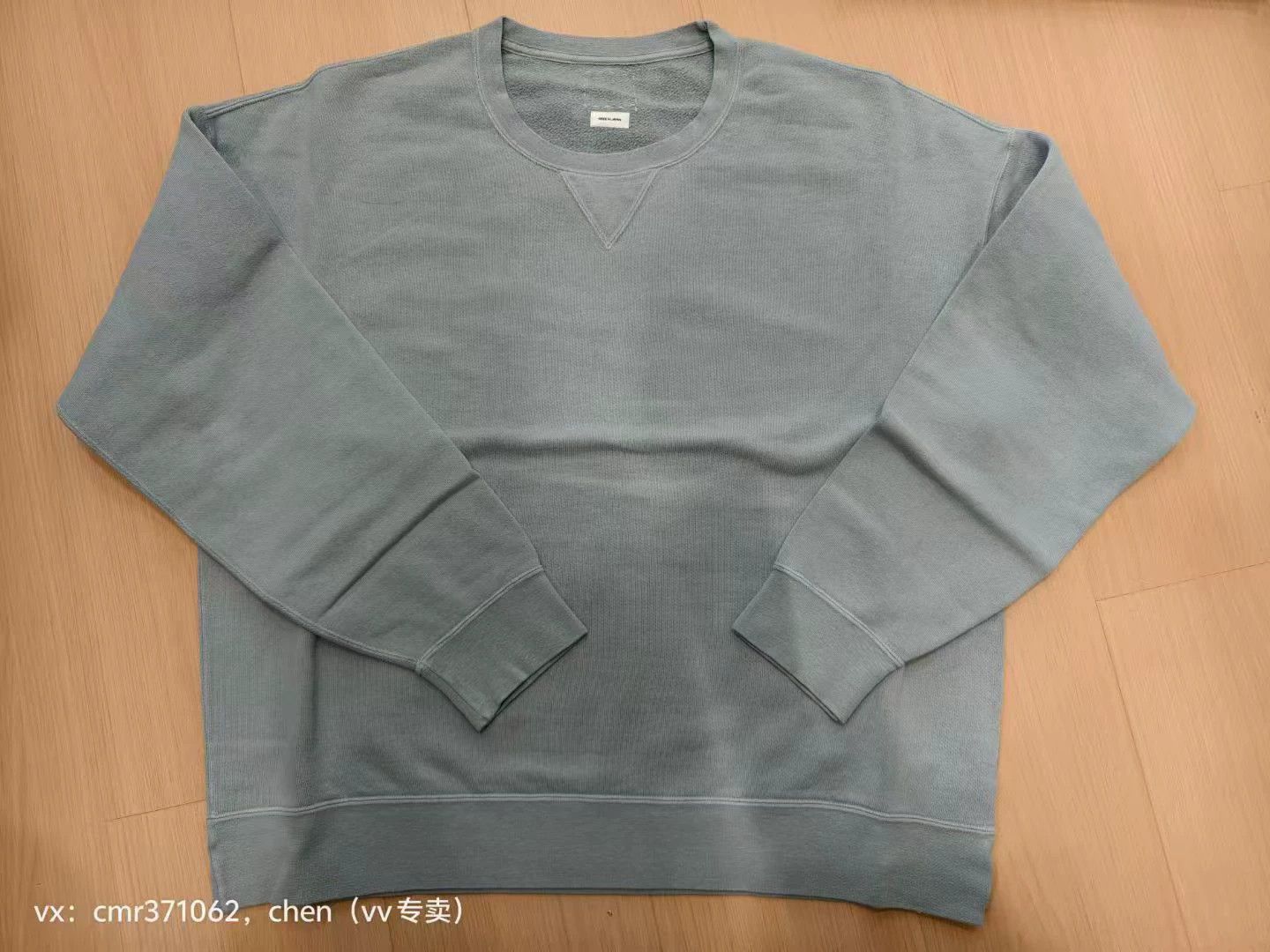 Visvim VISVIM 25SS JUMBO SB DMGD L/S Sweat Lt Green Sz4 Size US XXL / EU 58 / 5 - 1 Thumbnail