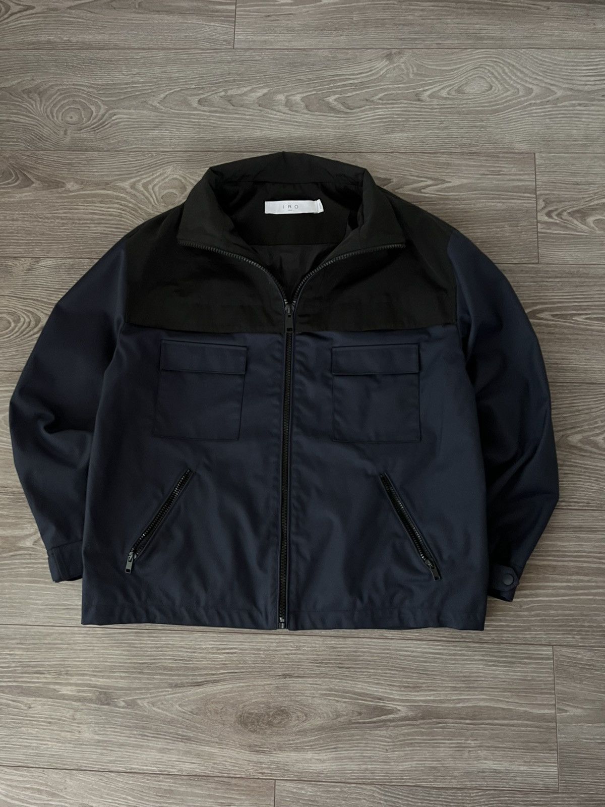 Iro IRO Spring /Summer 2022 Blue/Black Barnes Paris Jacket Size US M / EU 48-50 / 2 - 5 Thumbnail