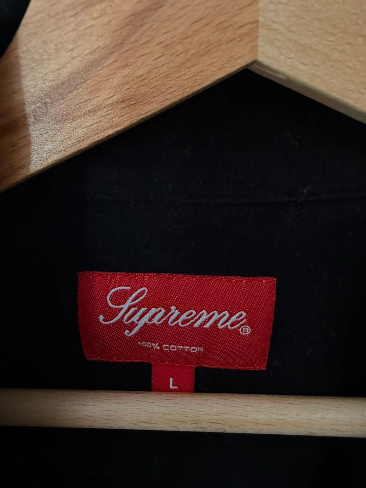 Supreme Supreme Zipped Flannel Black Size US L / EU 52-54 / 3 - 3 Thumbnail