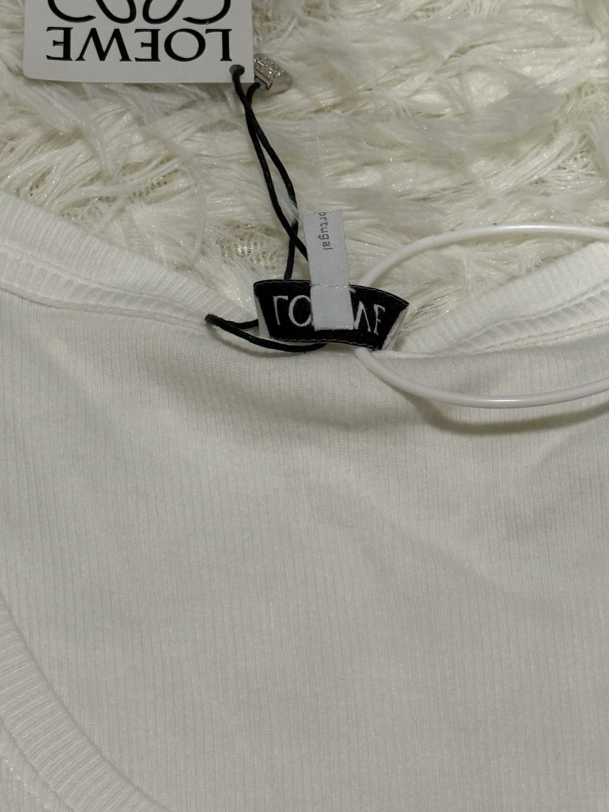 Loewe Loewe white crop top Size M / US 6-8 / IT 42-44 - 4 Thumbnail