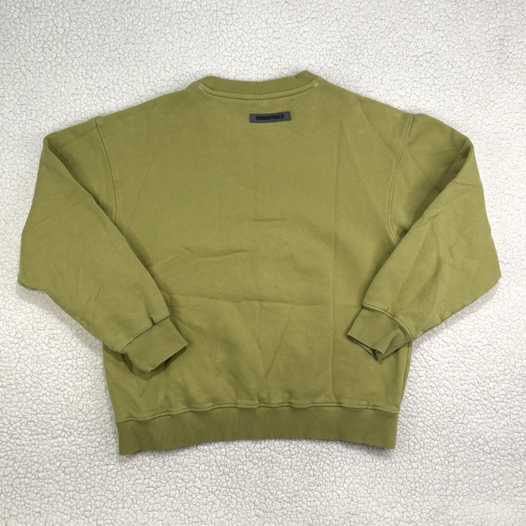 Vintage Essentials Fear Of God Sweatshirt Mens M Green Pullover Crewneck Flaws Size US M / EU 48-50 / 2 - 7 Thumbnail