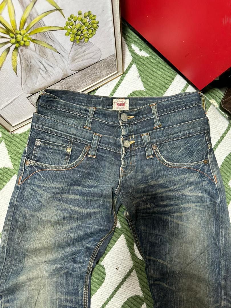 Edwin EDWIN Double Waist Flare Jeans Size US 34 / EU 50 - 3 Thumbnail