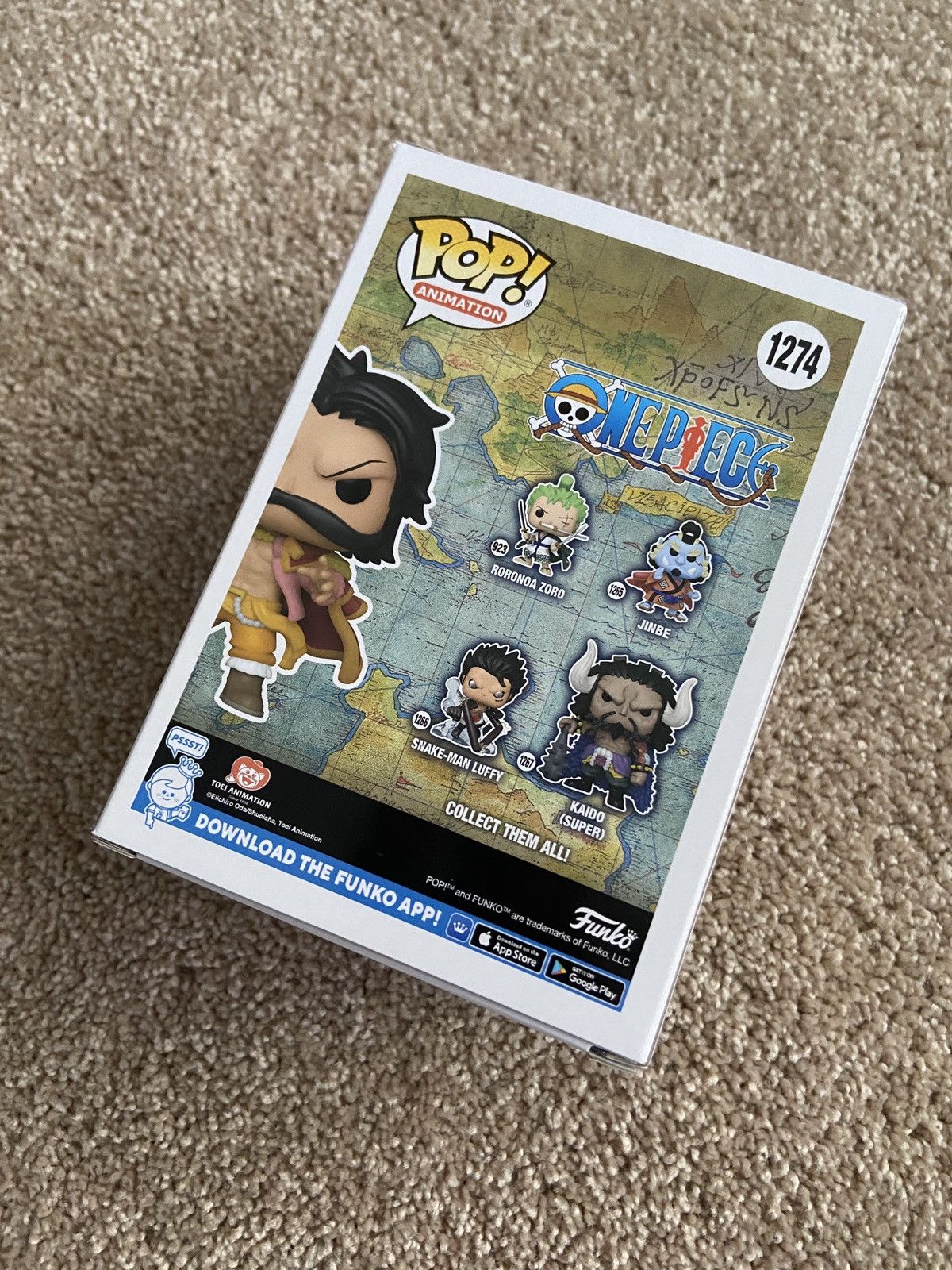 One Piece Funko Pop Exclusive 1274 GOL D. ROGER Size ONE SIZE - 3 Thumbnail