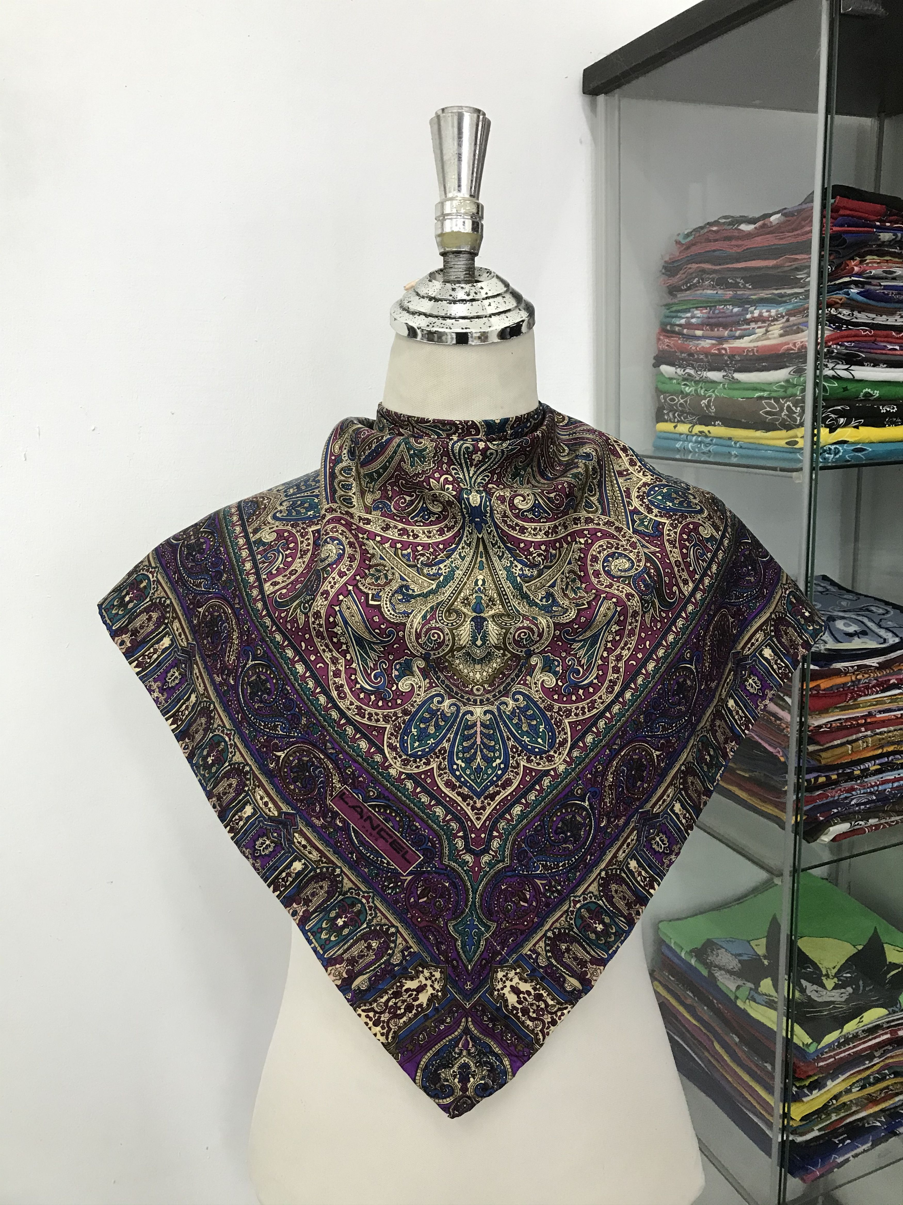 Lancel vintage lancel silk scarf Size ONE SIZE - 1 Thumbnail
