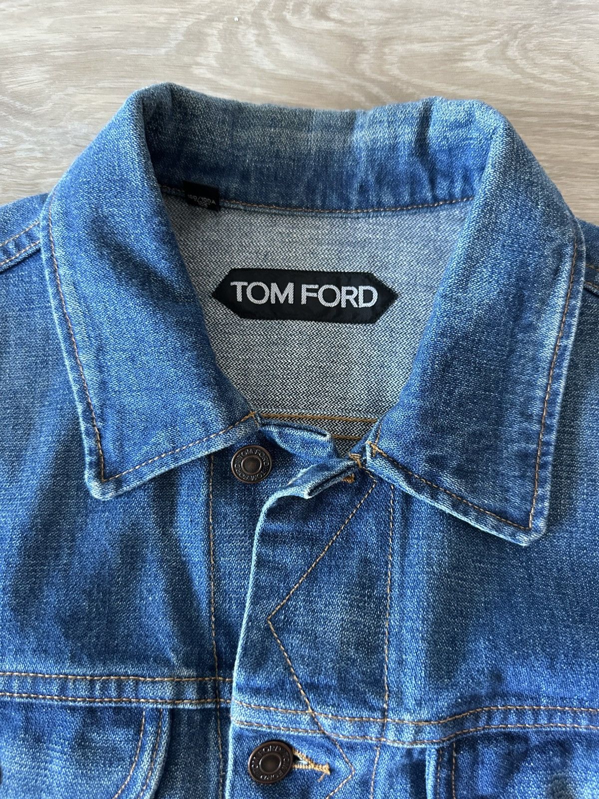 Tom Ford Tom Ford Selvedge Denim Jacket Size US L / EU 52-54 / 3 - 4 Thumbnail