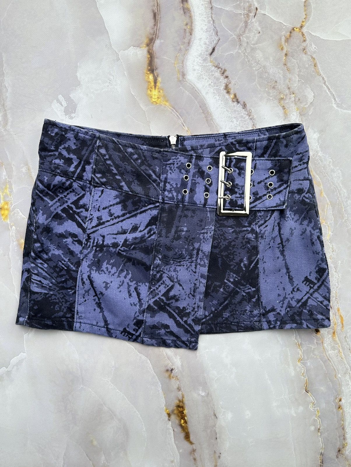 Avant Garde x Vintage Mini Bag With Belt in Blue, Women's (Size 27)