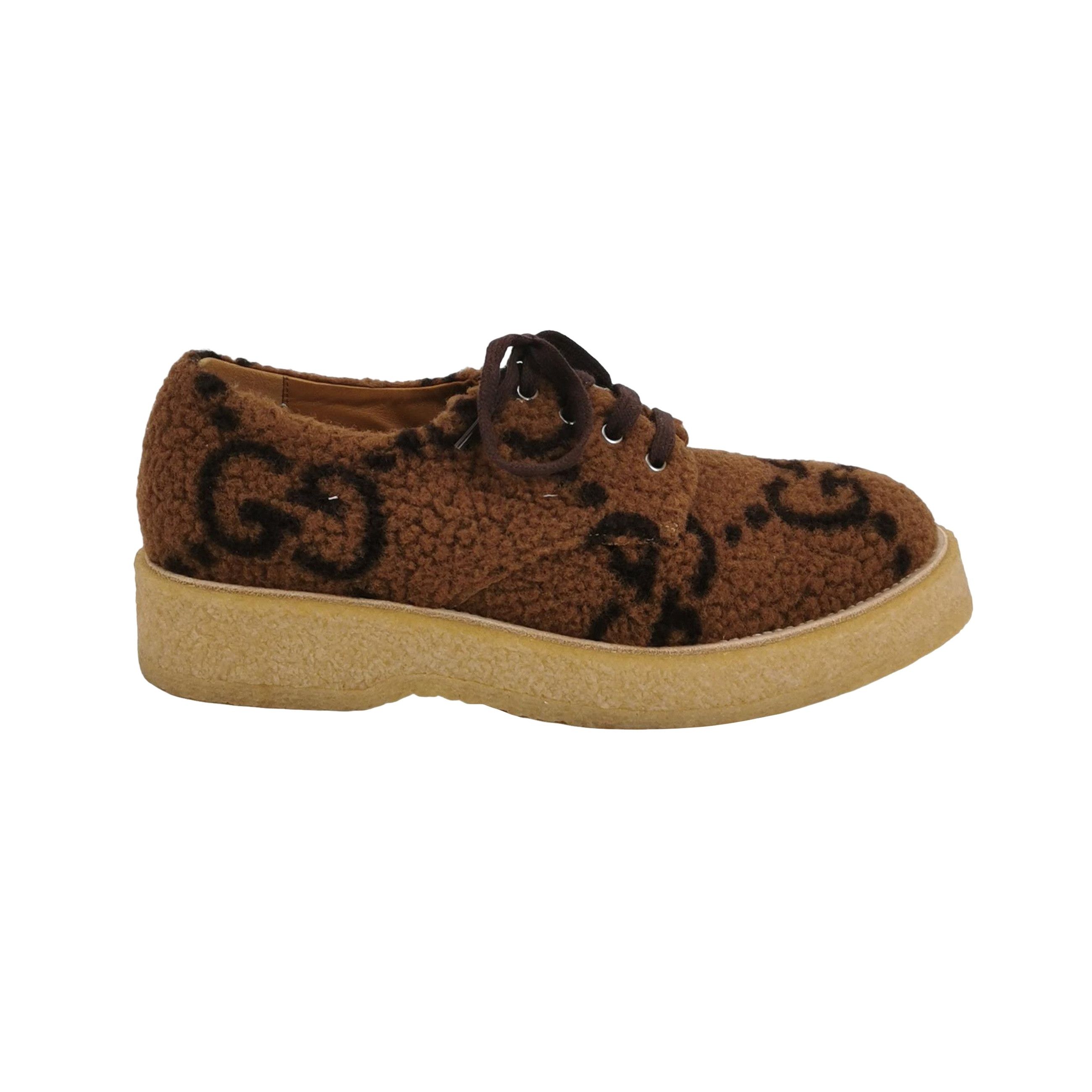 Gucci Gucci GG Monogram Fuzzy Lace-Up Casual Shoes 44 Size US 11 / EU 44 - 1 Thumbnail